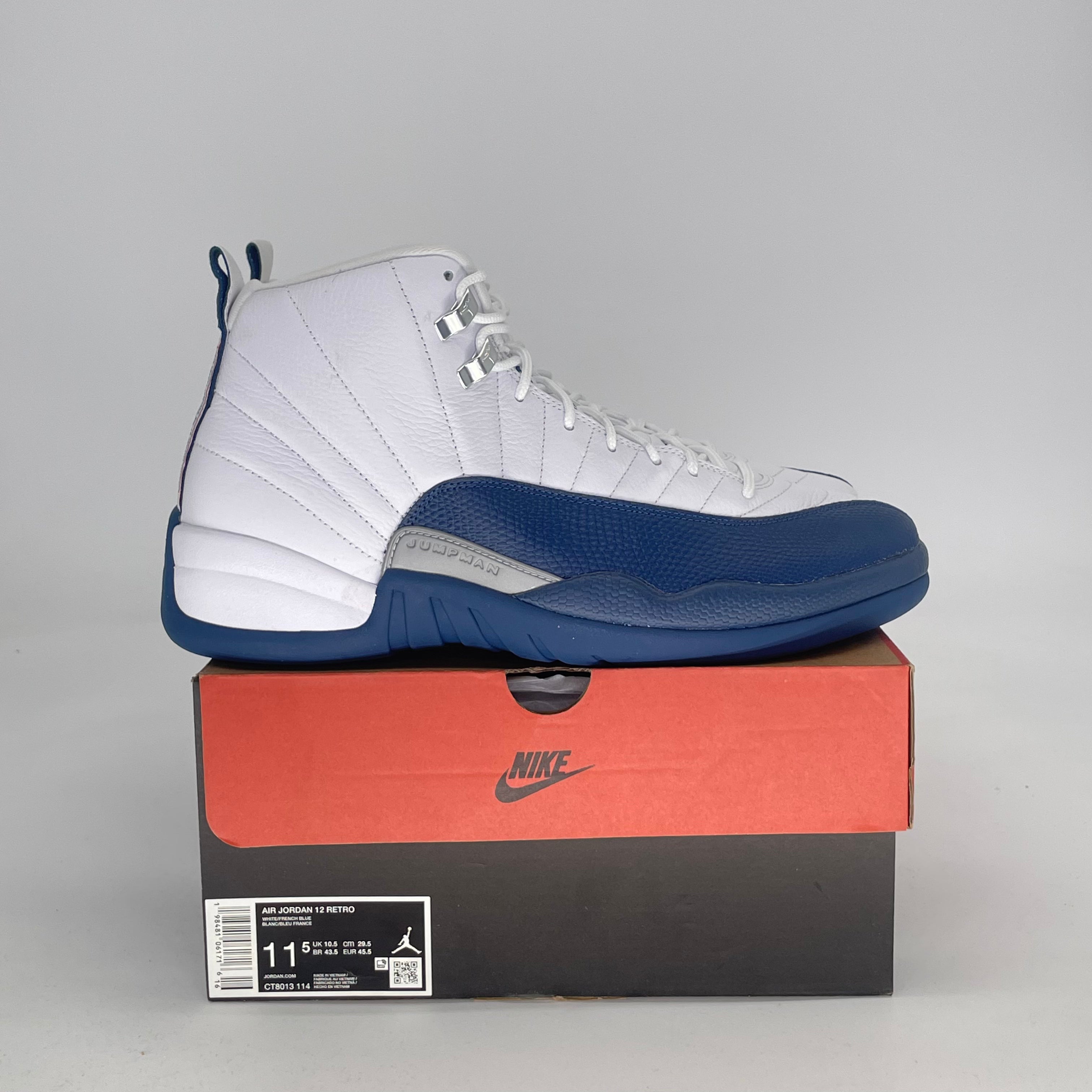 AIR JORDAN 12 FRENCH BLUE CT8013-114 SIZE 11.5/13W