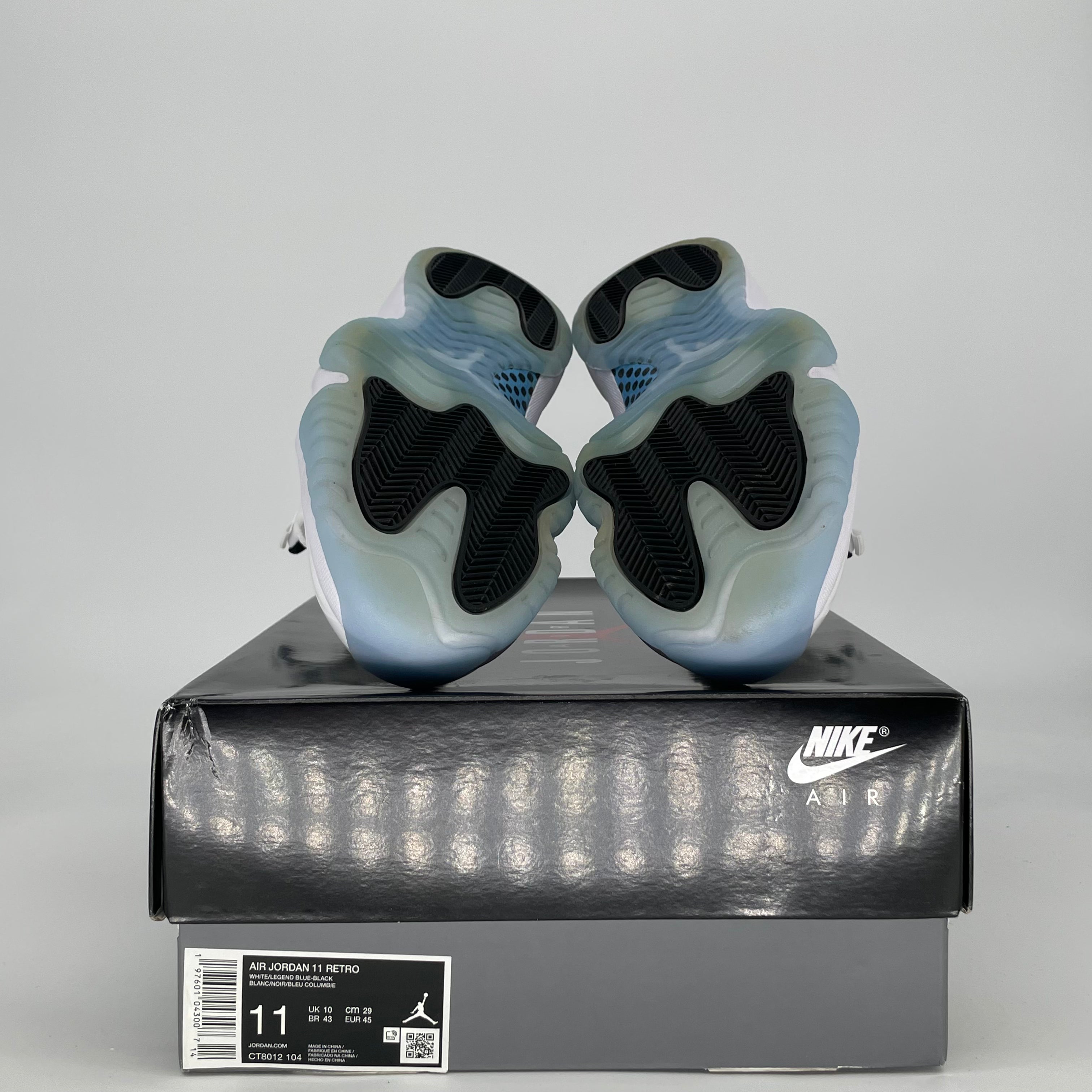 AIR JORDAN 11 LEGEND BLUE CT8012-104 SIZE 11/12.5W