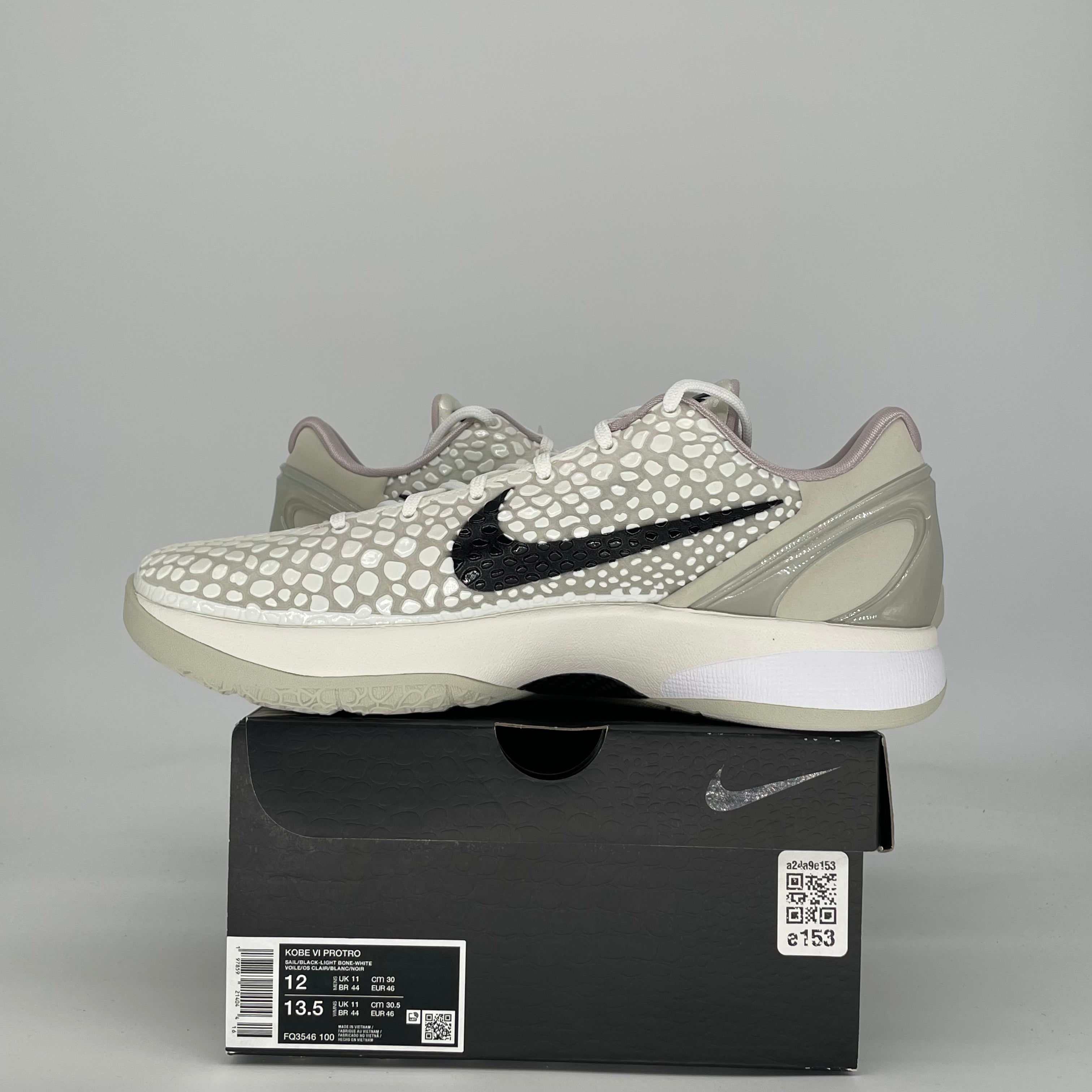NIKE KOBE 6 PROTRO SAIL ALL-STAR FQ3546-100 SIZE 12/13.5W