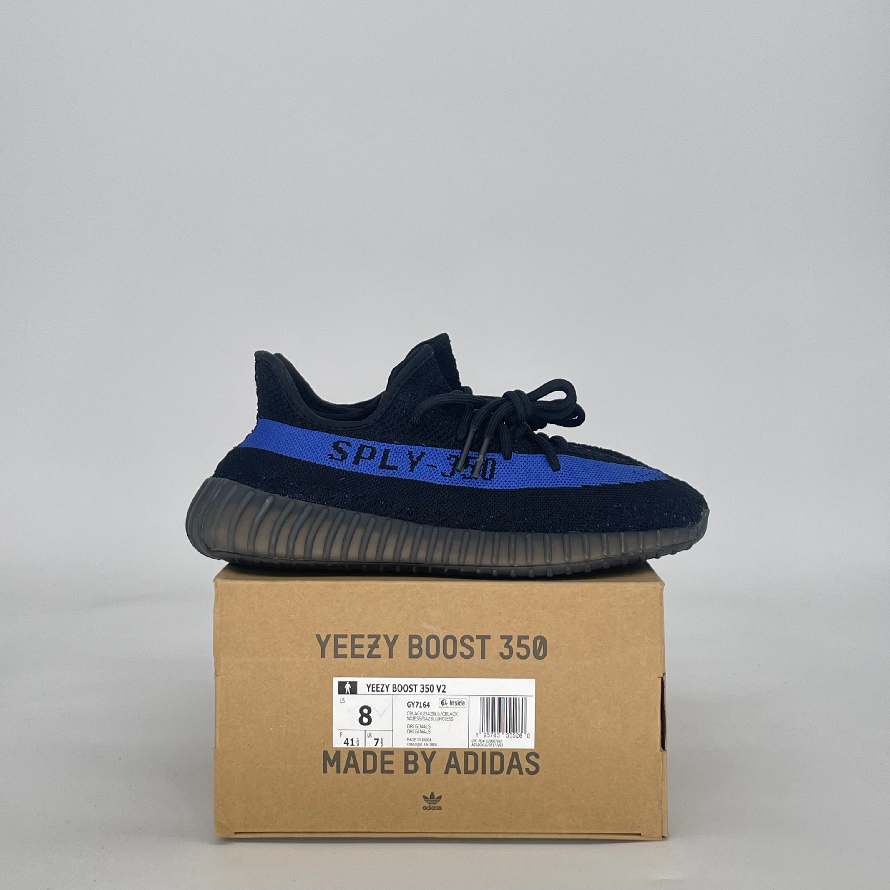 ADIDAS YEEZY BOOST 350 V2 DAZZLING BLUE GY7164 SIZE 8/9.5W