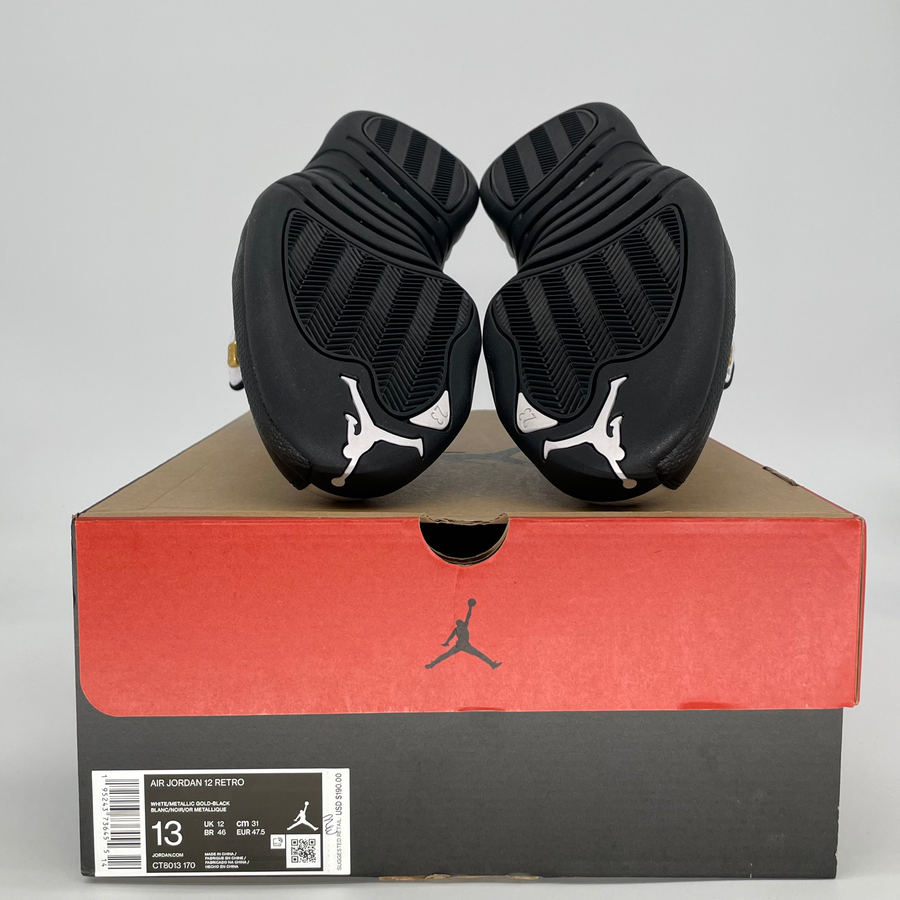 AIR JORDAN 12 ROYALTY TAXI CT8013-170 SIZE 13/14.5W