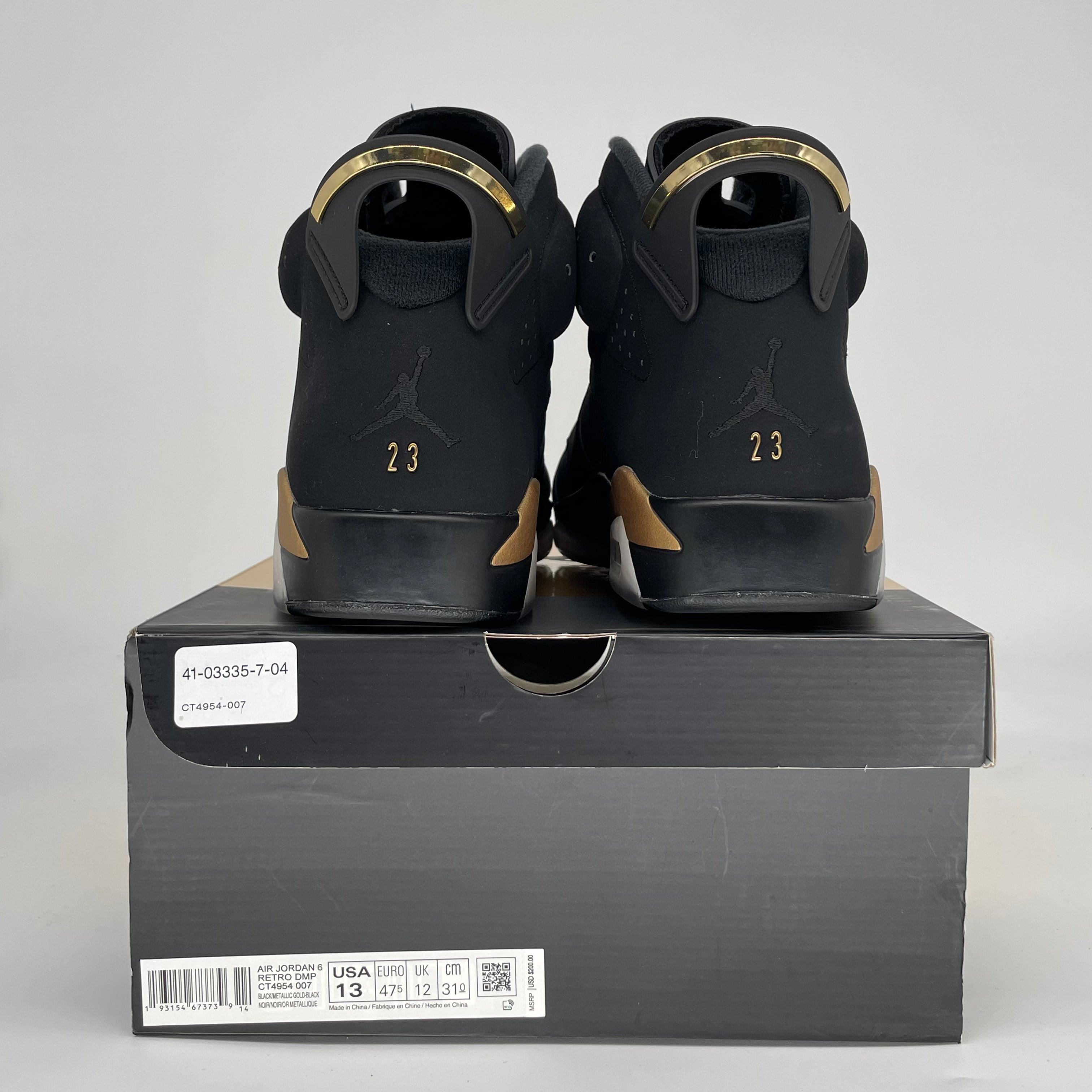 AIR JORDAN 6 DMP CT4954-007 SIZE 13/14.5W