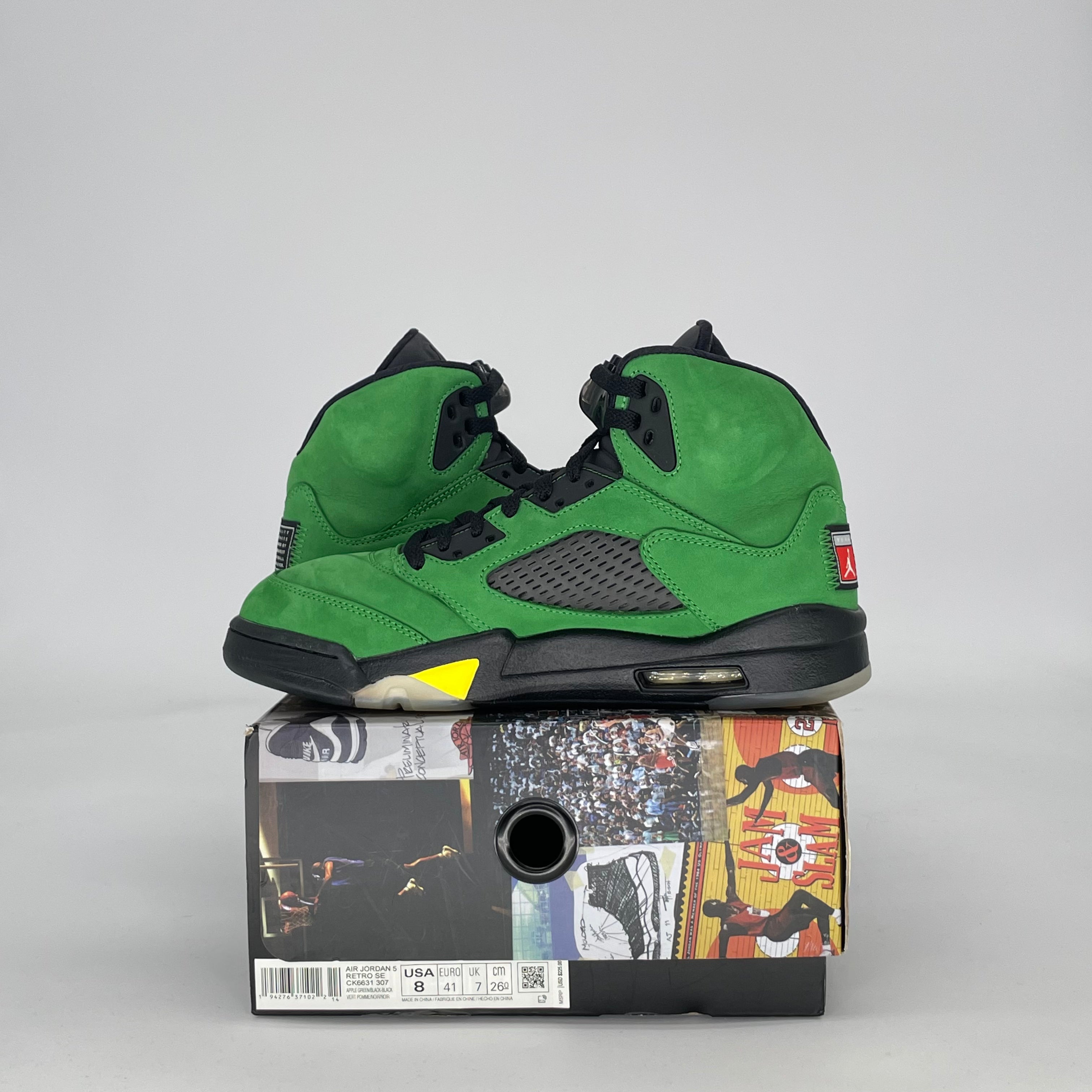 AIR JORDAN 5 SE OREGON CK6631-307 SIZE 8/9.5W