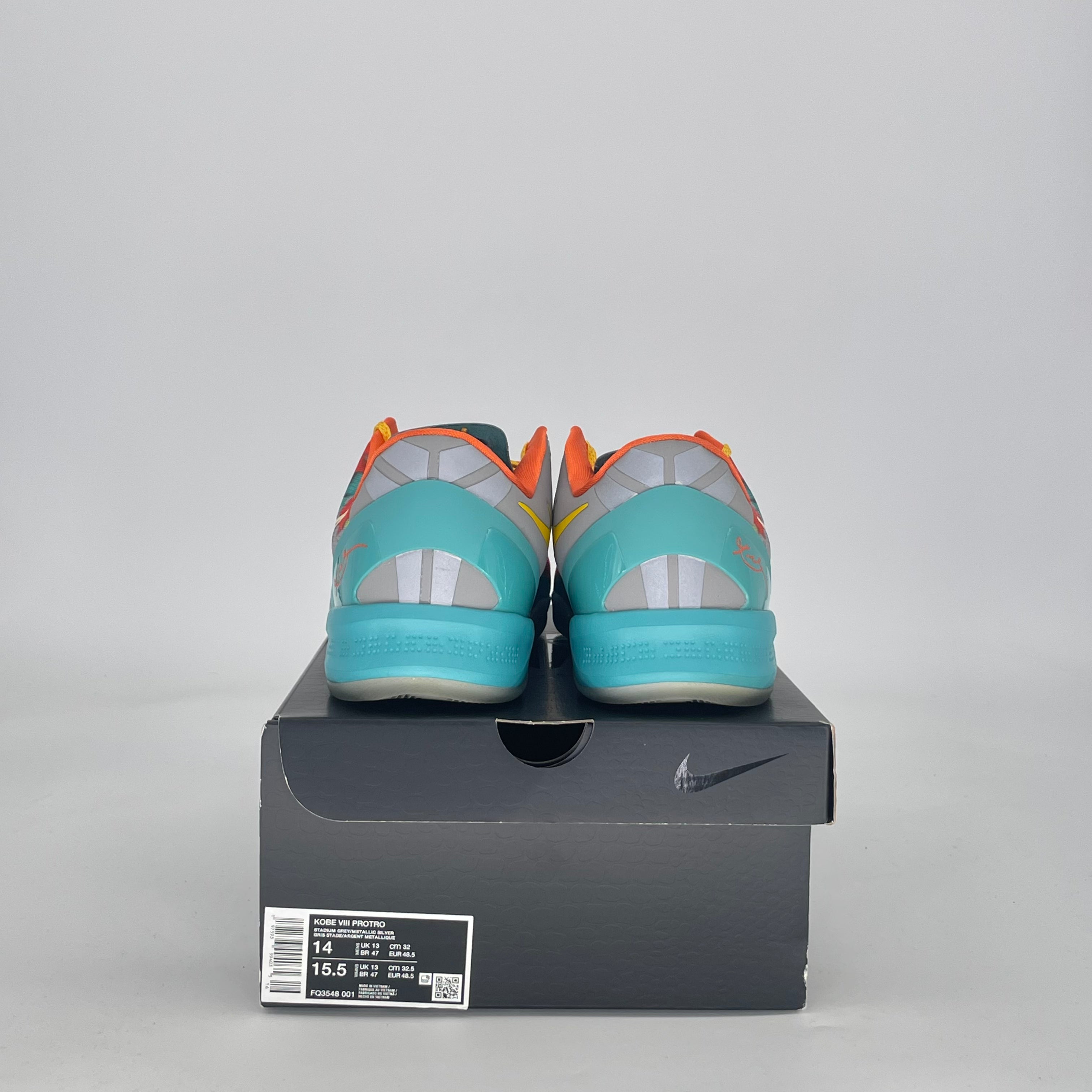 NIKE KOBE 8 PROTRO VENICE BEACH FQ3548-001 SIZE 14/15.5W