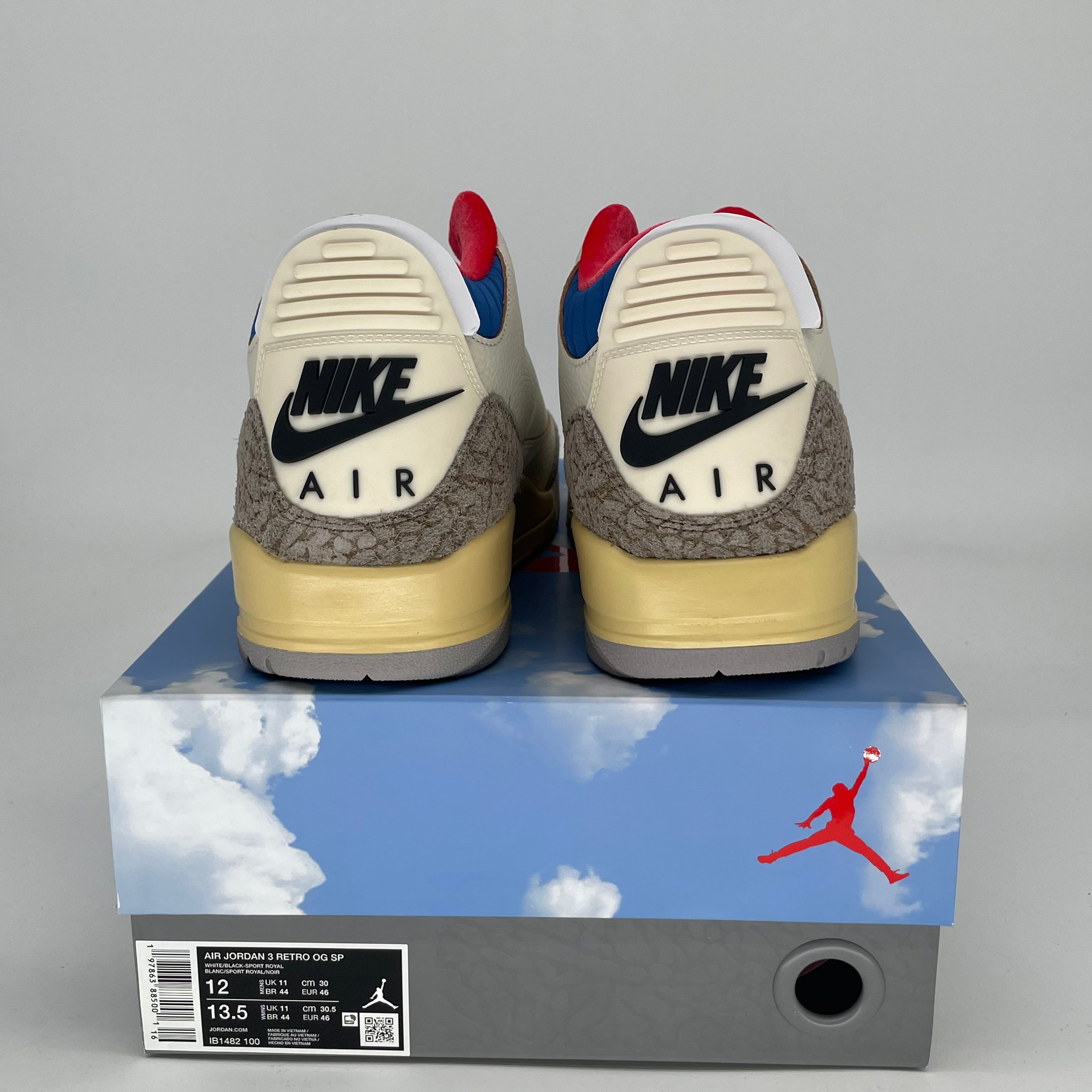 AIR JORDAN 3 SEOUL 2.0 IB1482-100 SIZE 12/13.5W