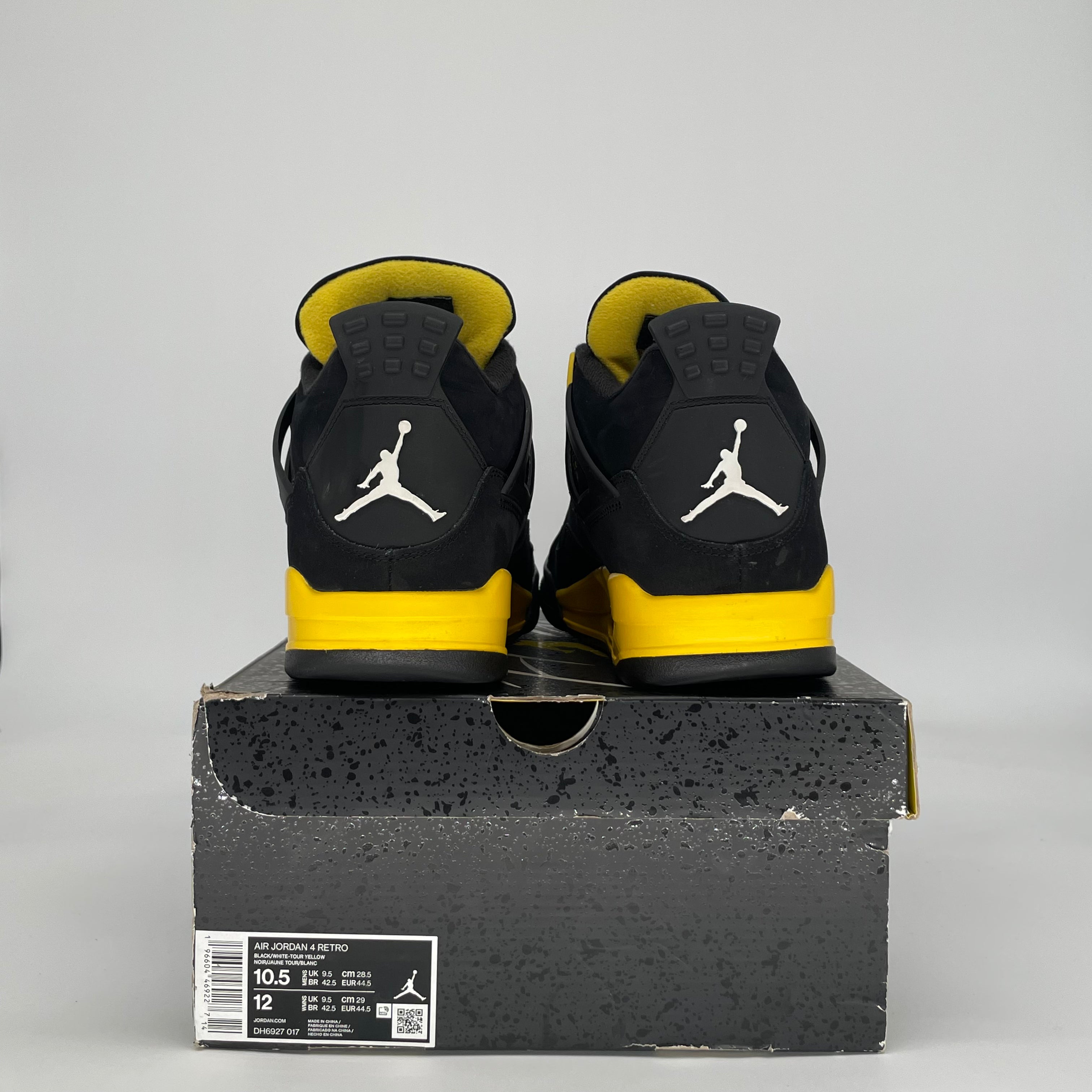 AIR JORDAN 4 THUNDER DH6927-017 SIZE 10.5/12W