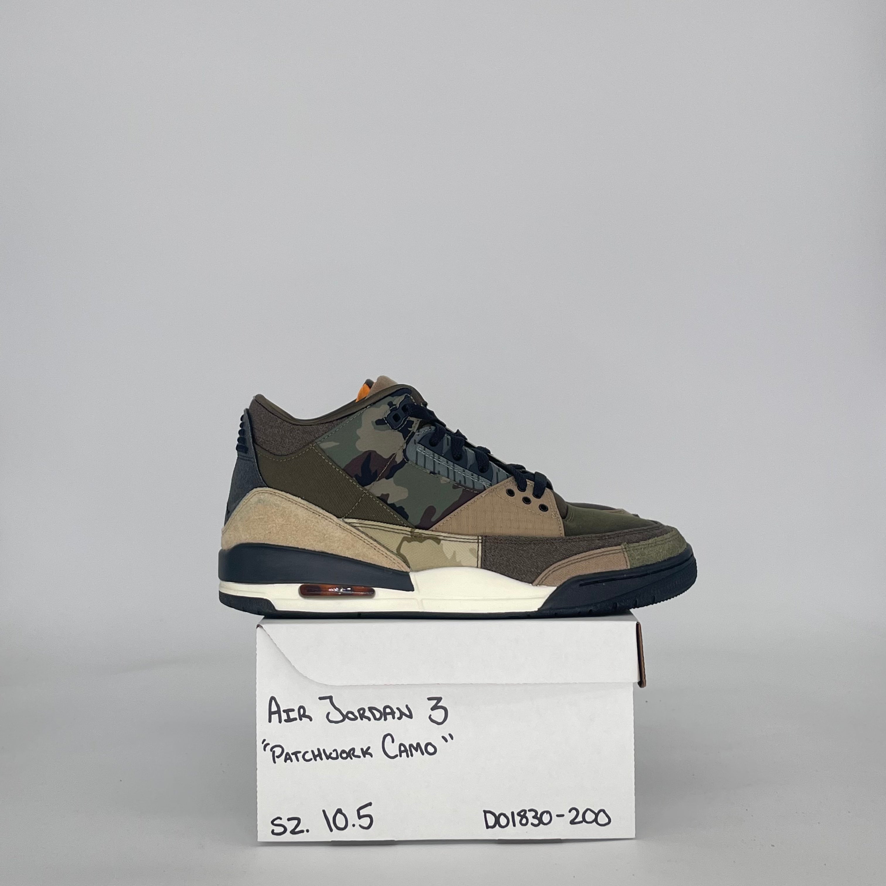 AIR JORDAN 3 PATHWORK CAMO DO1830-200 SIZE 10.5/12W