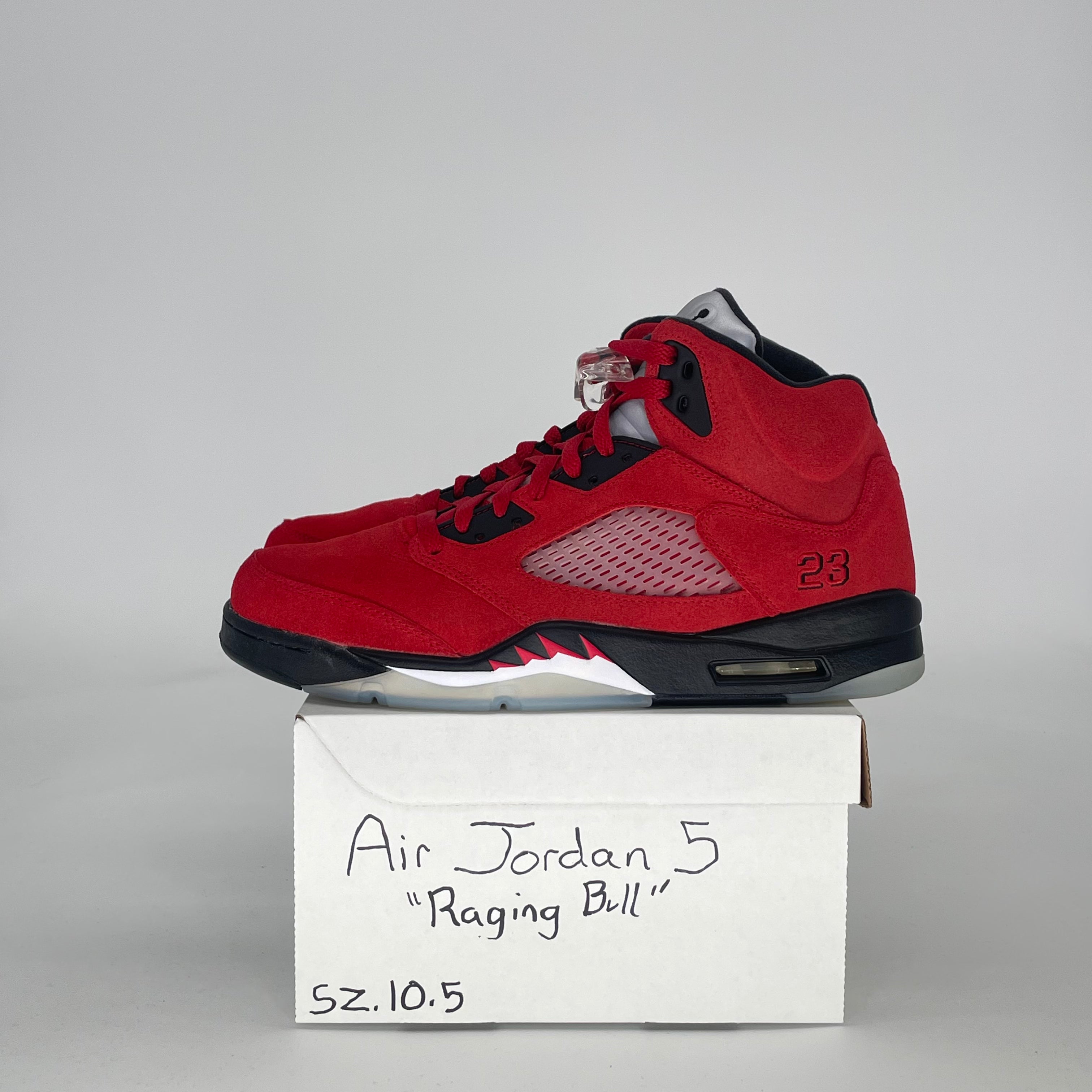 AIR JORDAN 5 RAGING BULL RED DD0587-600 SIZE 10.5/12W