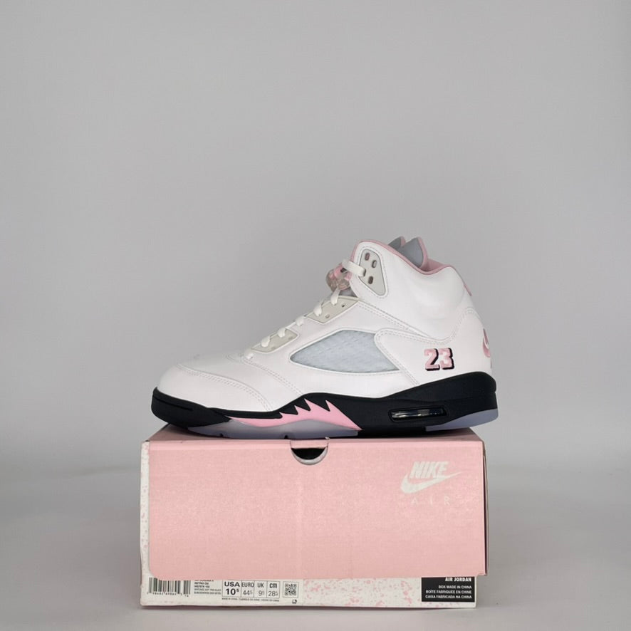 AIR JORDAN 5 MEDIUM SOFT PINK HQ7978-102 SIZE 10.5/12W