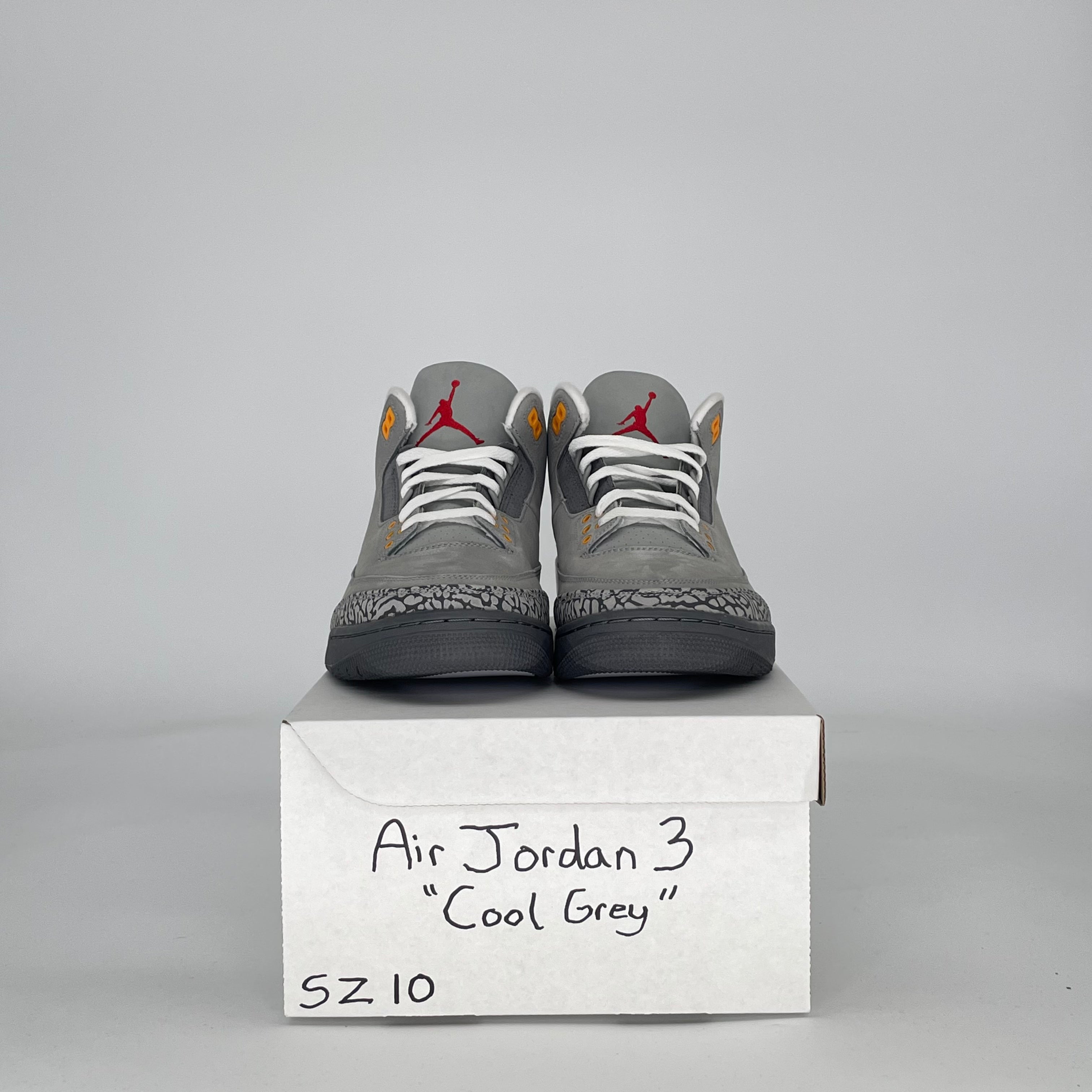 AIR JORDAN 3 COOL GREY (2021) CT8532-012 SIZE 10/11.5W