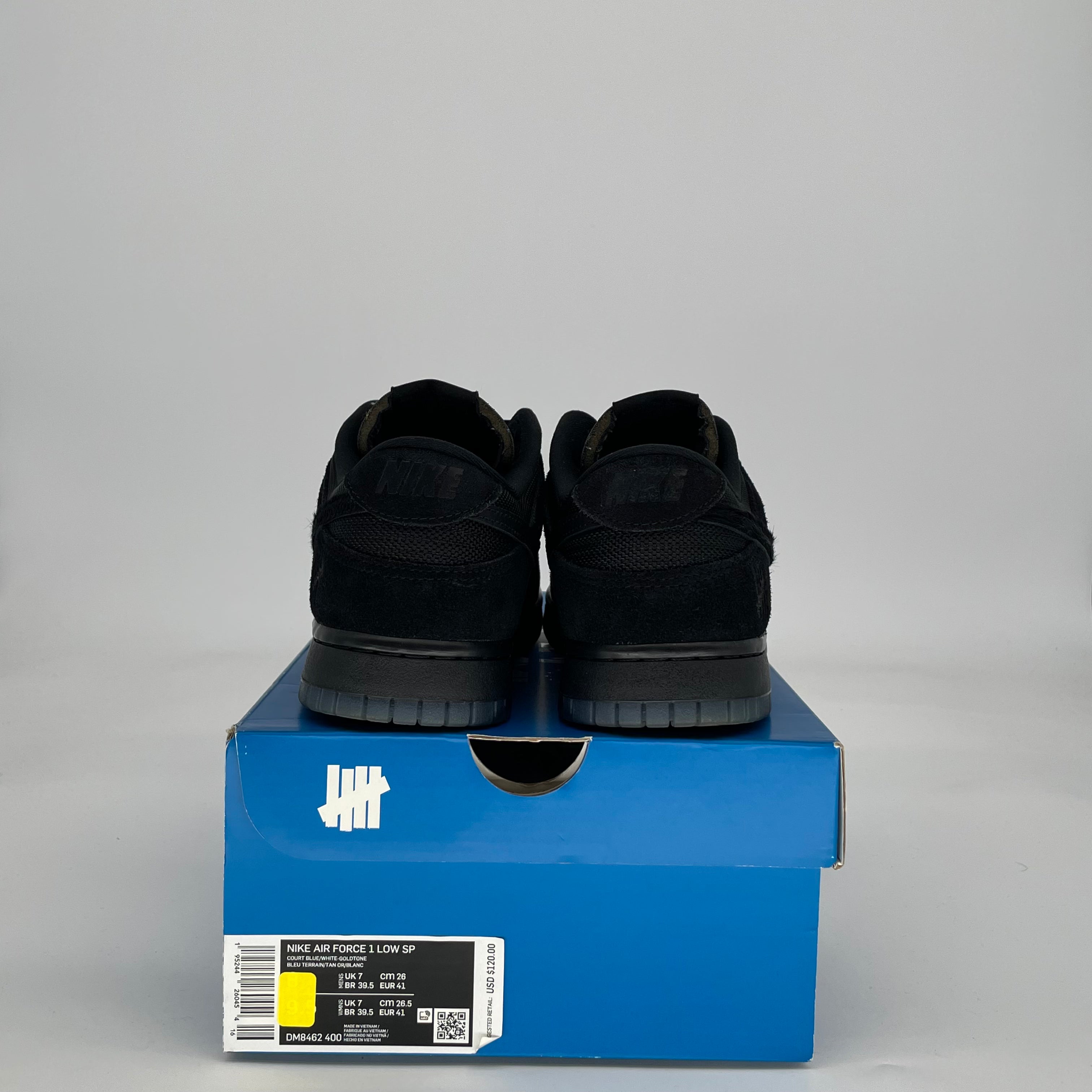 NIKE DUNK LOW UNDEFEATED 5 ON IT BLACK DO9329-001 SIZE 8/9.5W