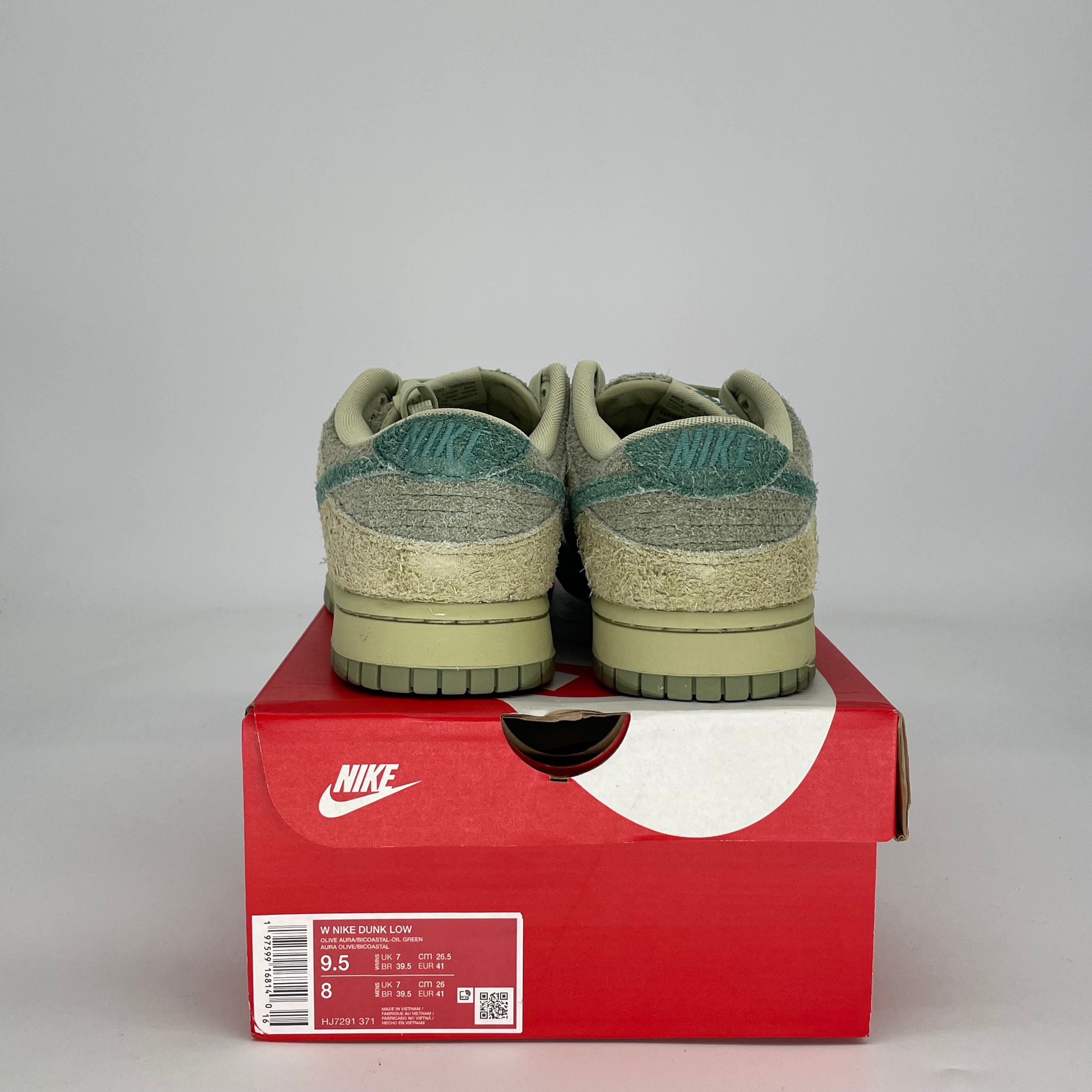 NIKE DUNK LOW OLIVE AURA W HJ7291-371 SIZE 8/9.5W