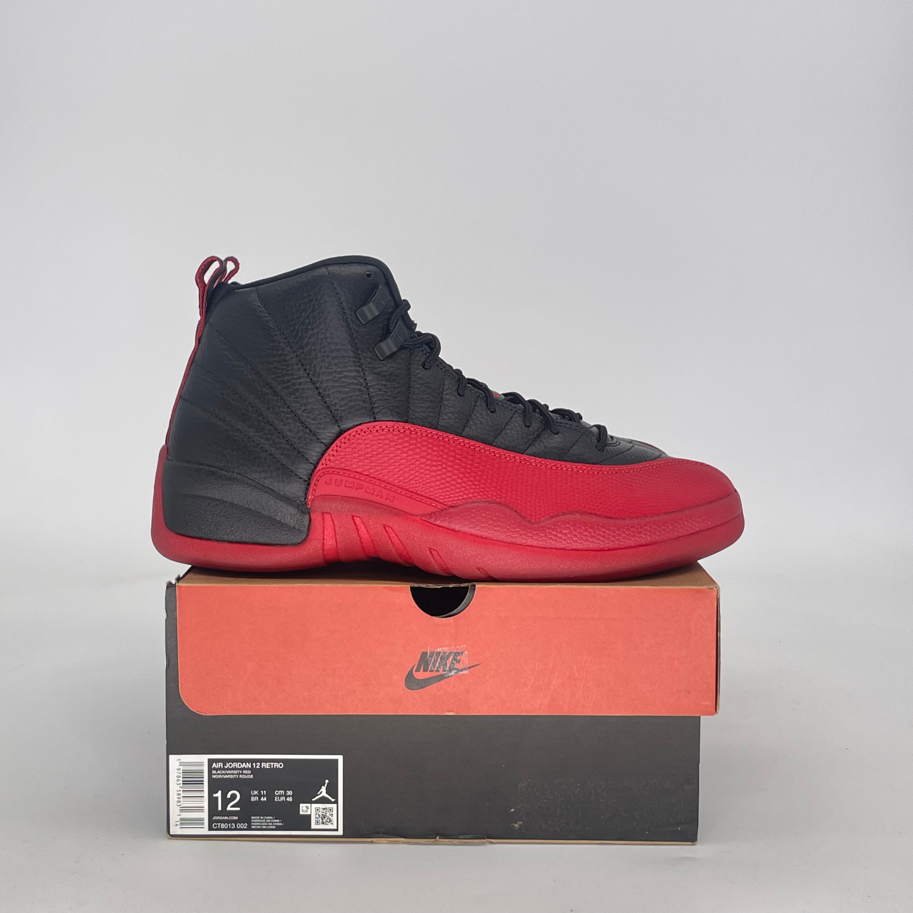 AIR JORDAN 12 FLU GAME CT8013-002 SIZE 12/13.5W
