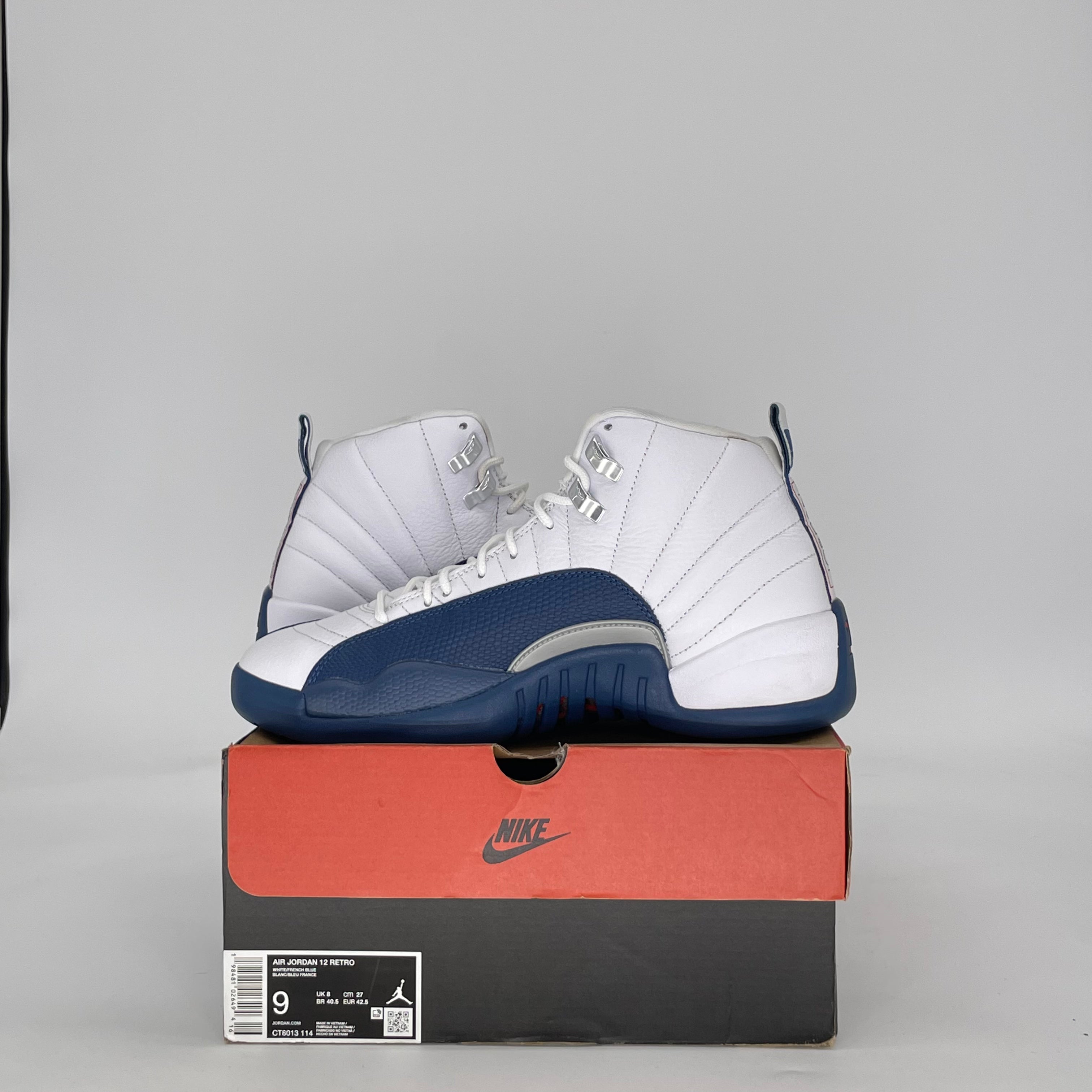 AIR JORDAN 12 FRENCH BLUE CT8013-114 SIZE 9/10.5W
