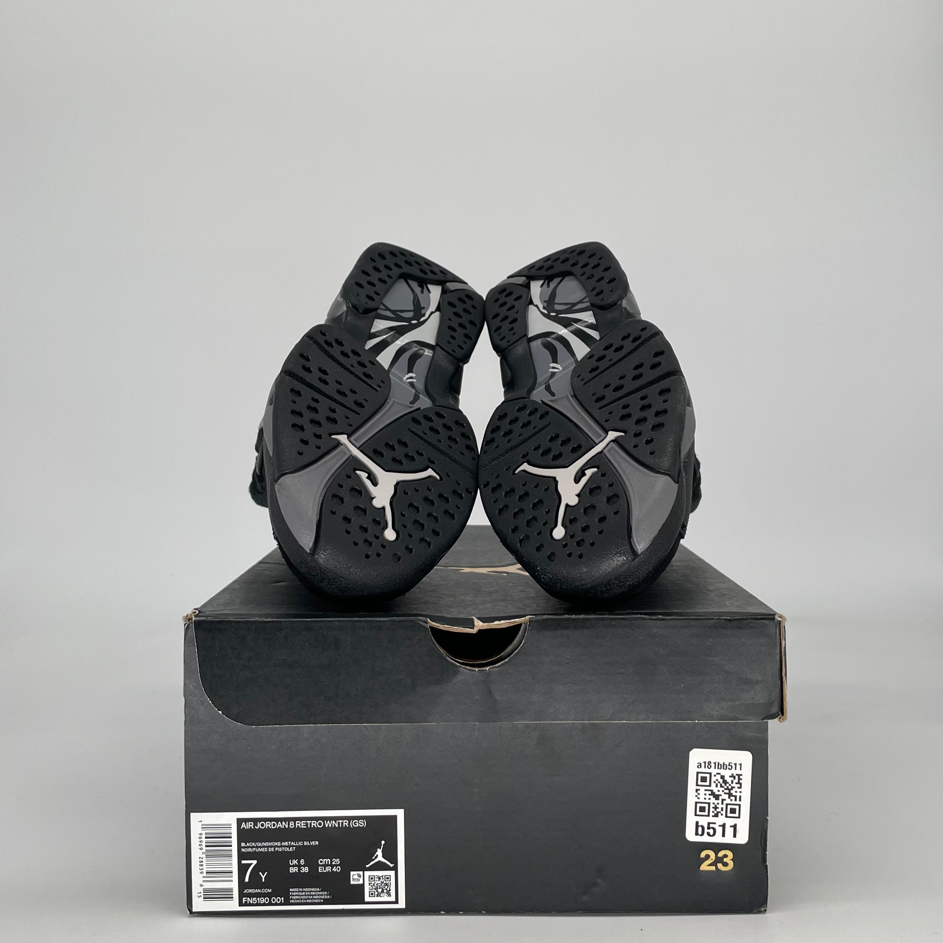 AIR JORDAN 8 WINTERIZED GUNSMOKE FN5190-001 SIZE 7/8.5W