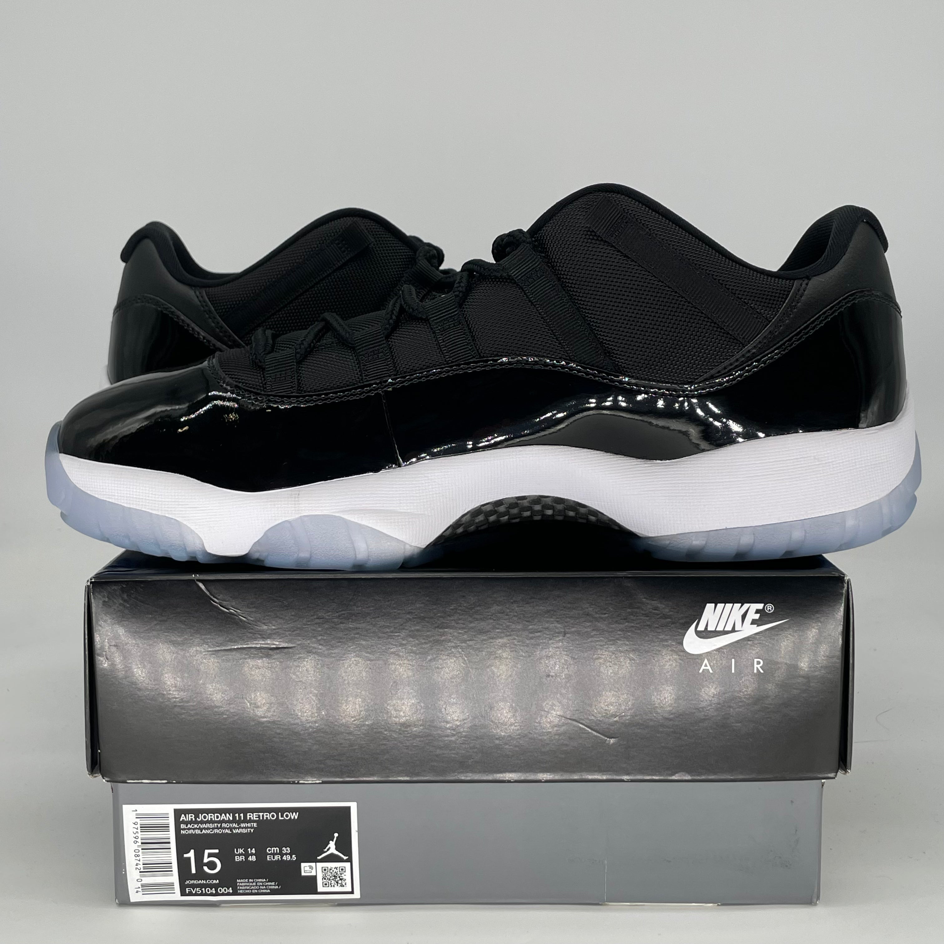 AIR JORDAN 11 LOW SPACE JAM FV5104-004 SIZE 15/16.5W
