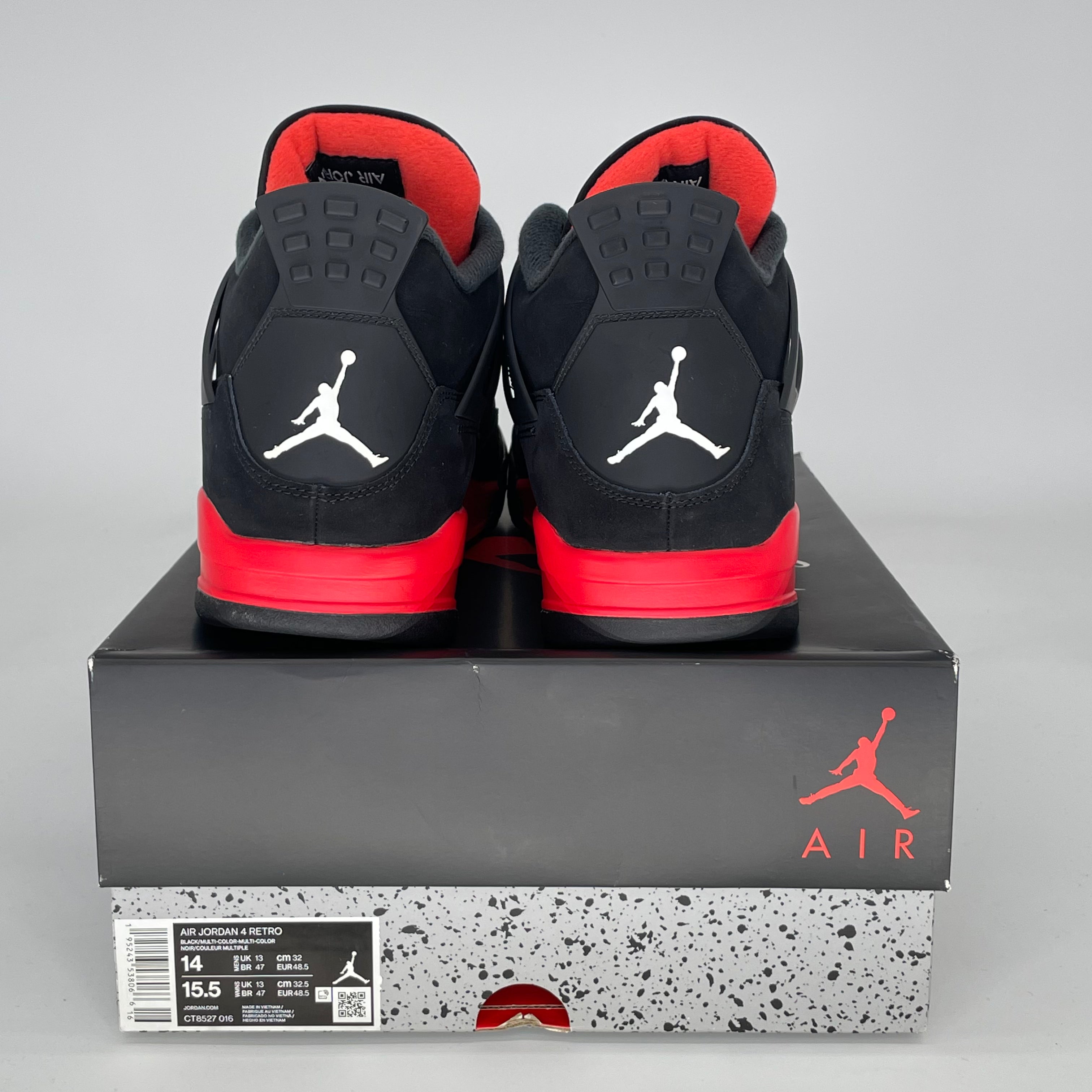 AIR JORDAN 4 RED THUNDER CT8527-016 SIZE 14/15.5W
