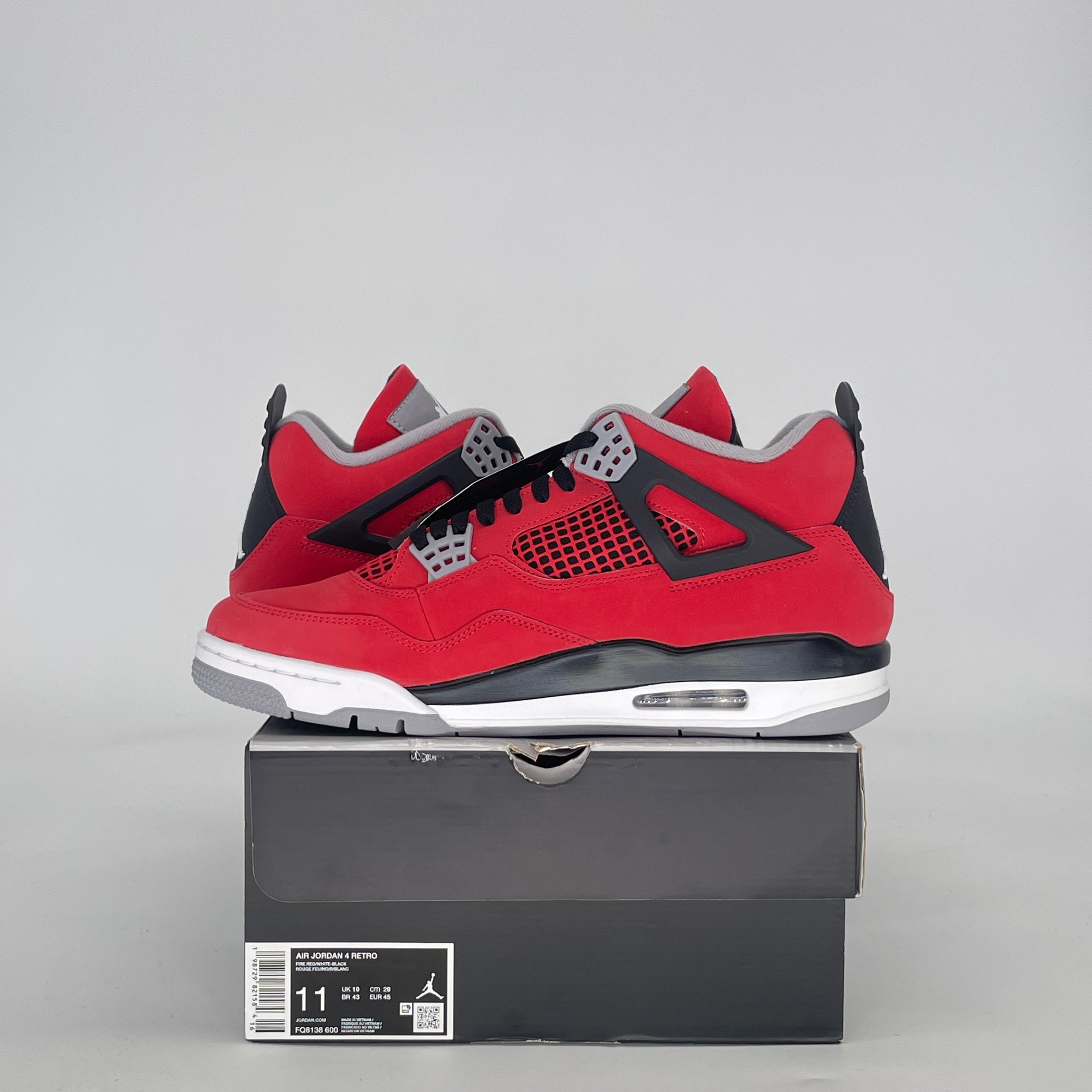 AIR JORDAN 4 TORO BRAVO FQ8138-600 SIZE 11/12.5W