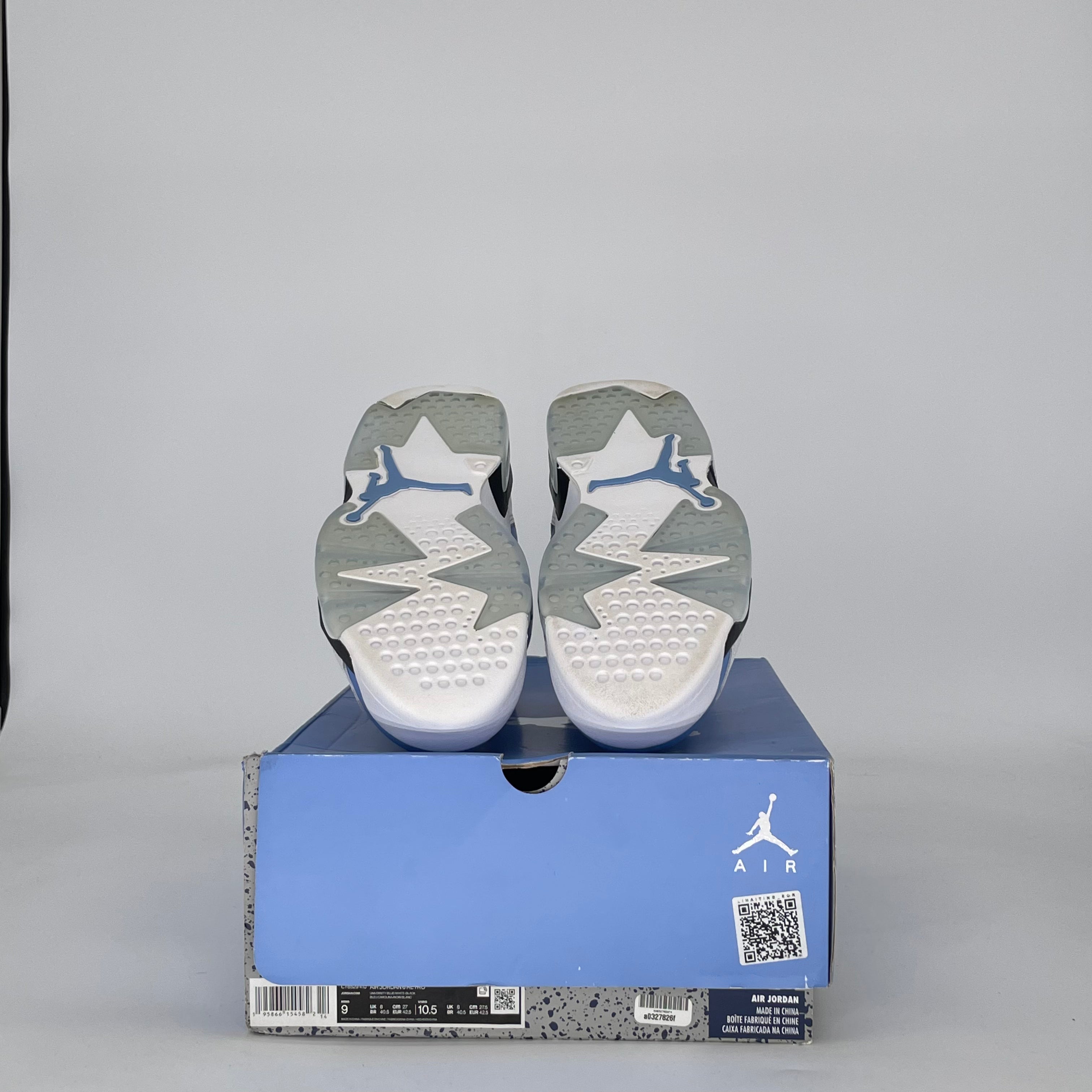 AIR JORDAN 6 UNC WHITE CT8529-410 SIZE 9/10.5W