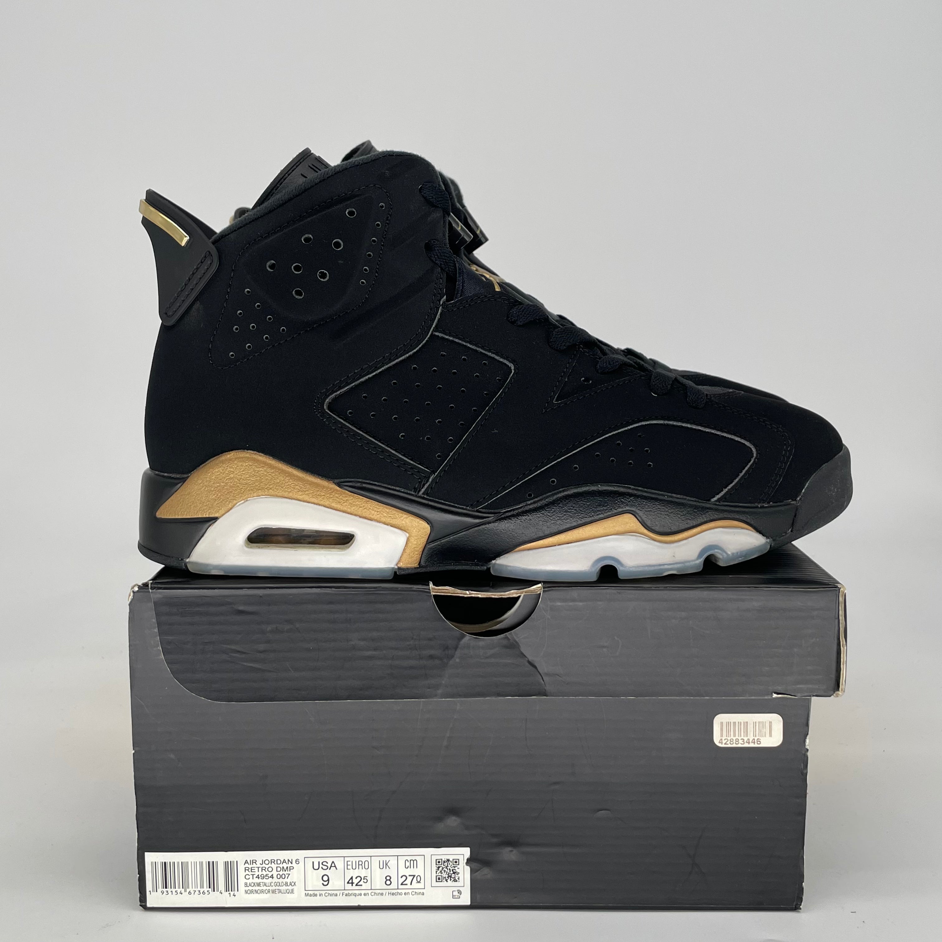 AIR JORDAN 6 DMP CT4954-007 SIZE 9/10.5W