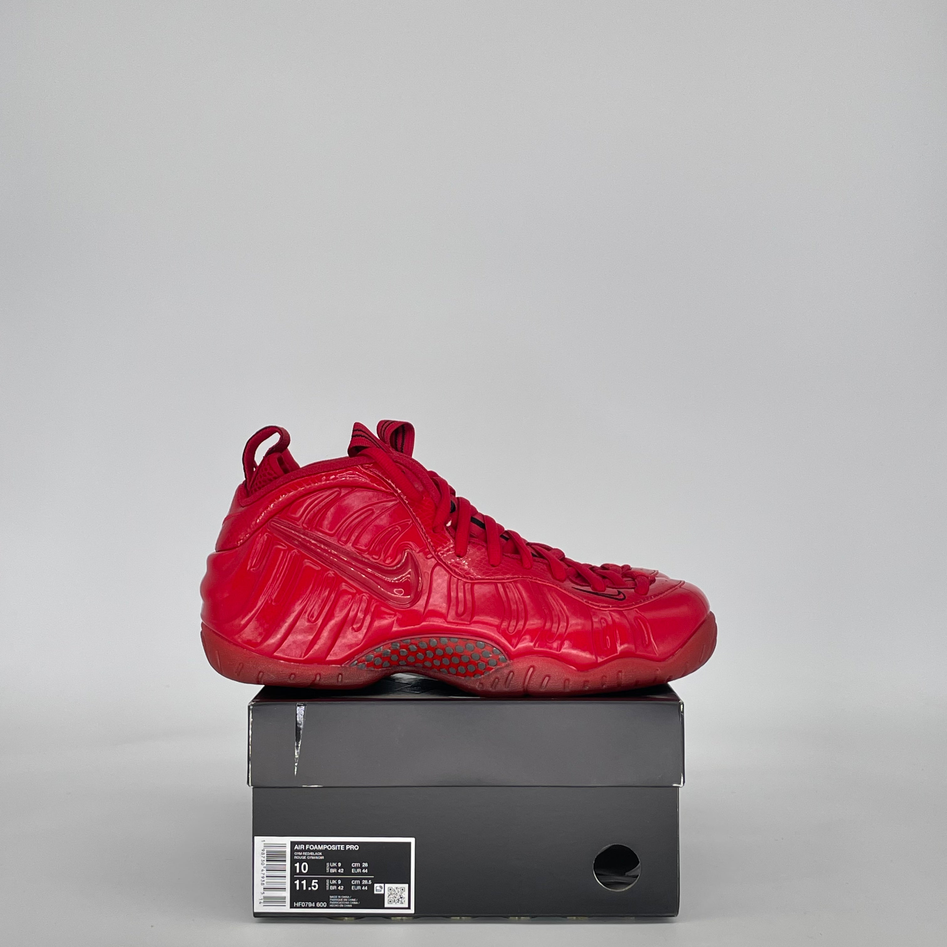 NIKE AIR FOAMPOSITE PRO RED OCTOBER HF0794-600 SIZE 10/11.5W