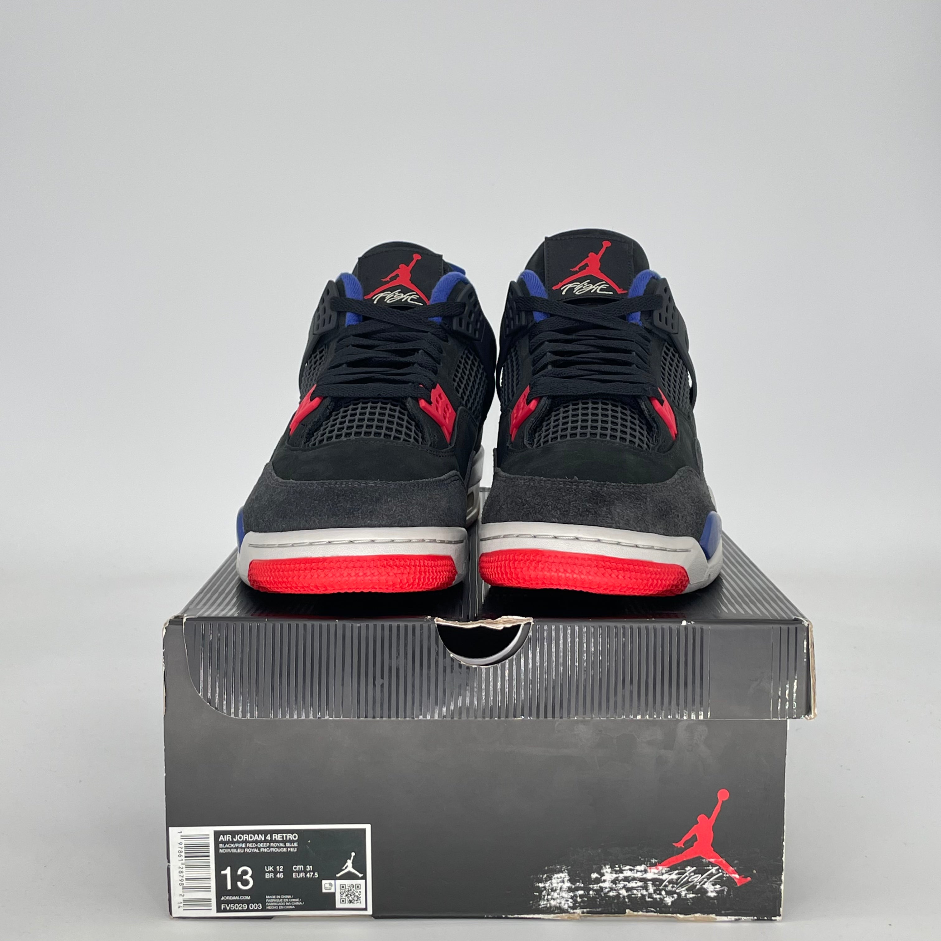 AIR JORDAN 4 RARE AIR (WHITE LETTERING) FV5029-003 SIZE 13/14.5W