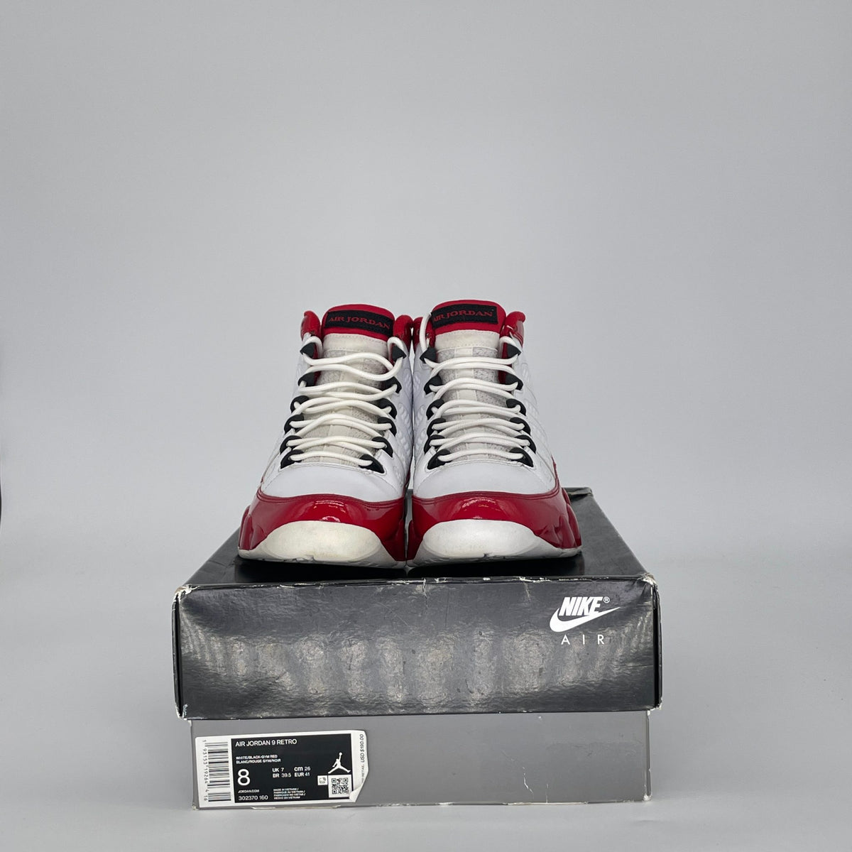 Jordan 9 Retro White Gym Red