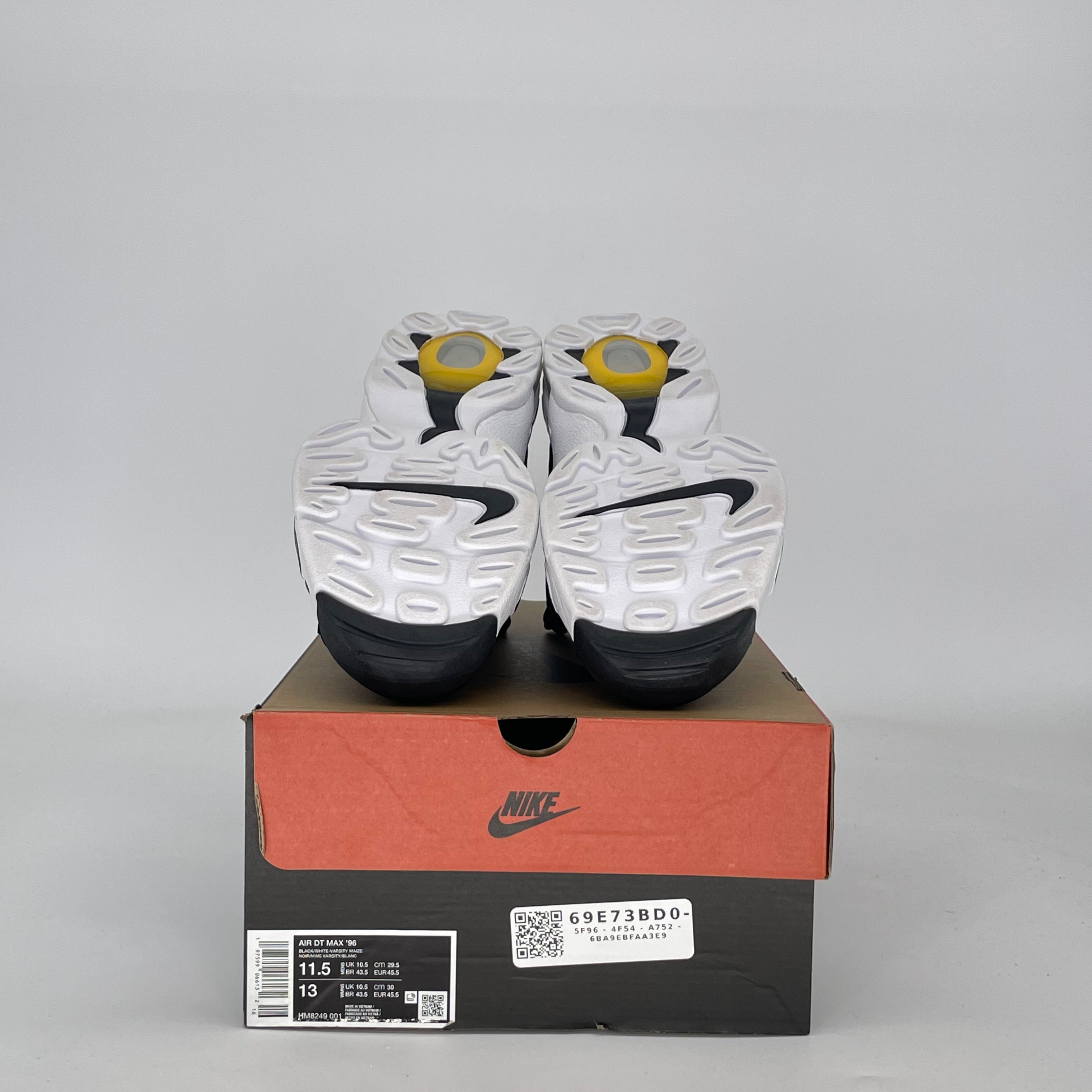 NIKE AIR DT MAX 96 BLACK WHITE HM8249-001 SIZE 11.5/13W