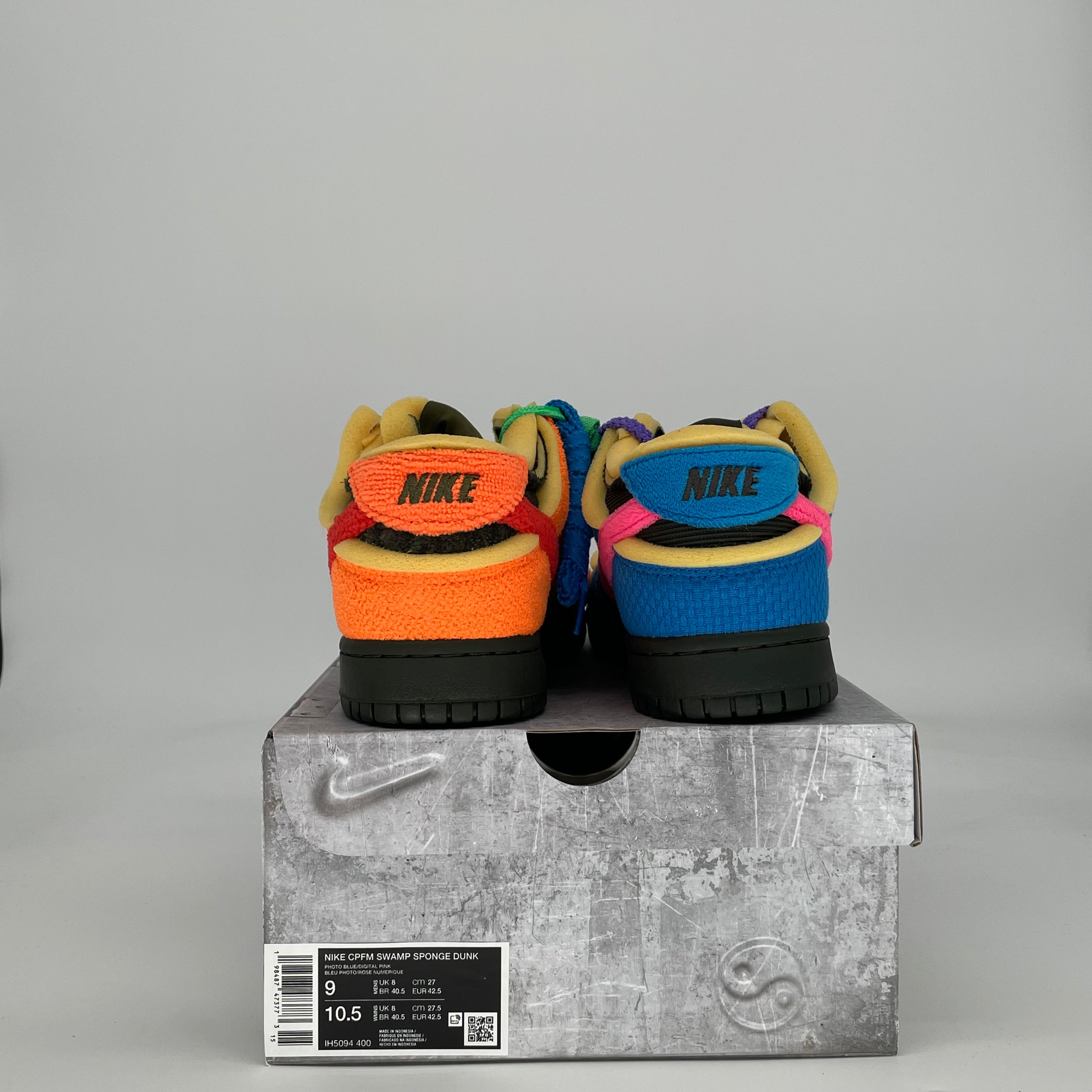 NIKE DUNK LOW CPFM SWAMP SPONGE PHOTO BLUE IH5094-400 SIZE 9/10.5W