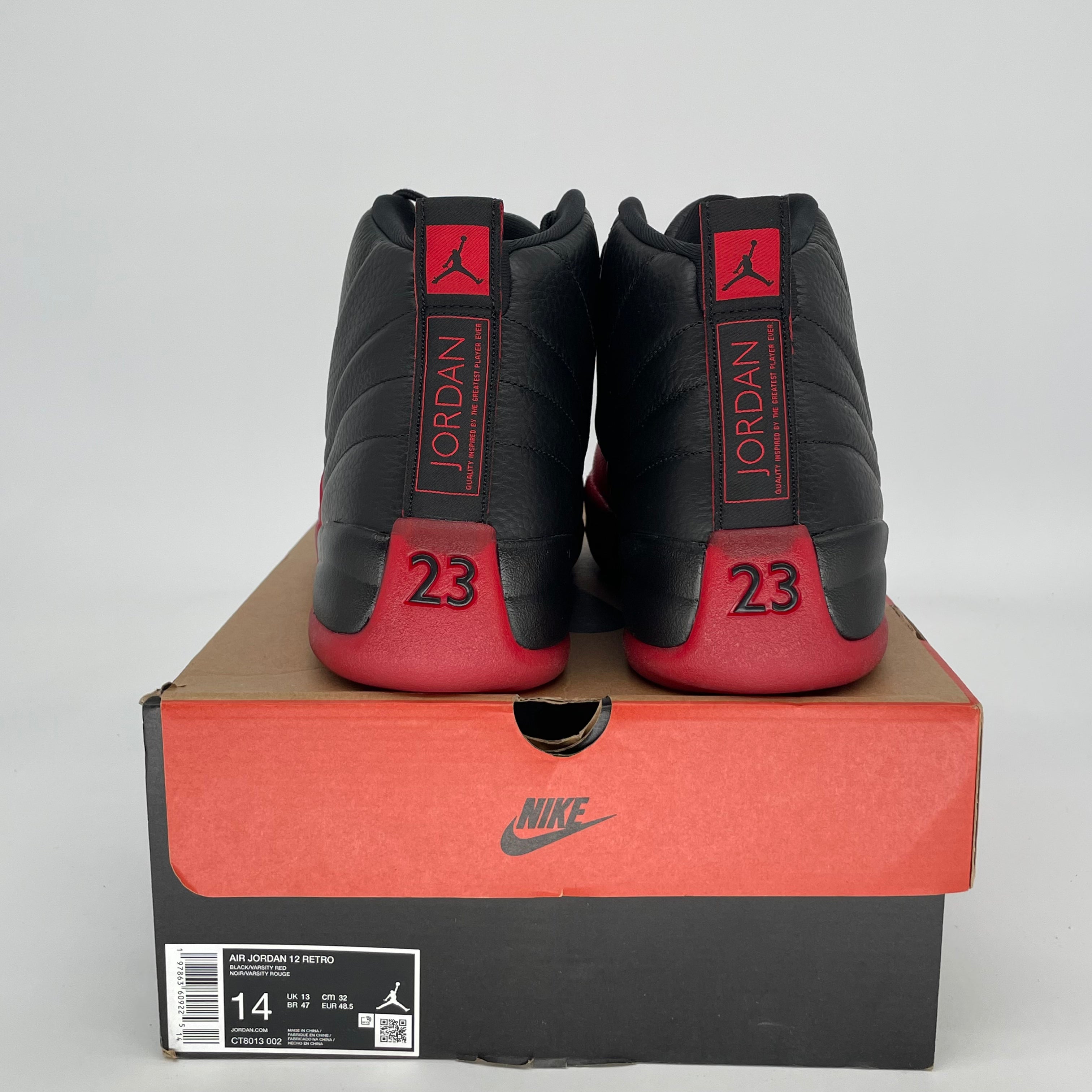 AIR JORDAN 12 FLU GAME CT8013-002 SIZE 14/15.5W