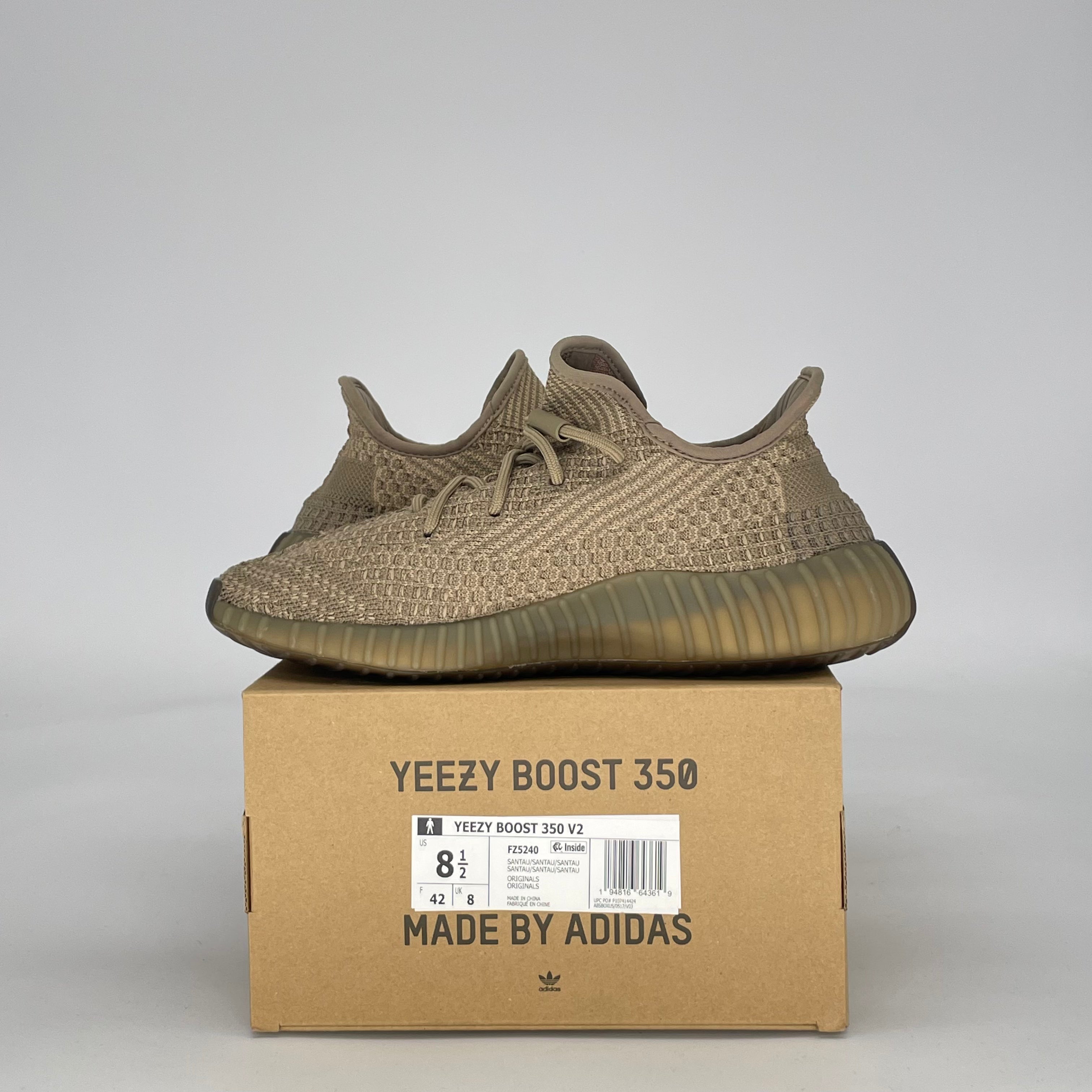 ADIDAS YEEZY BOOST 350 V2 SAND TAUPE FZ5240 SIZE8.5/10W