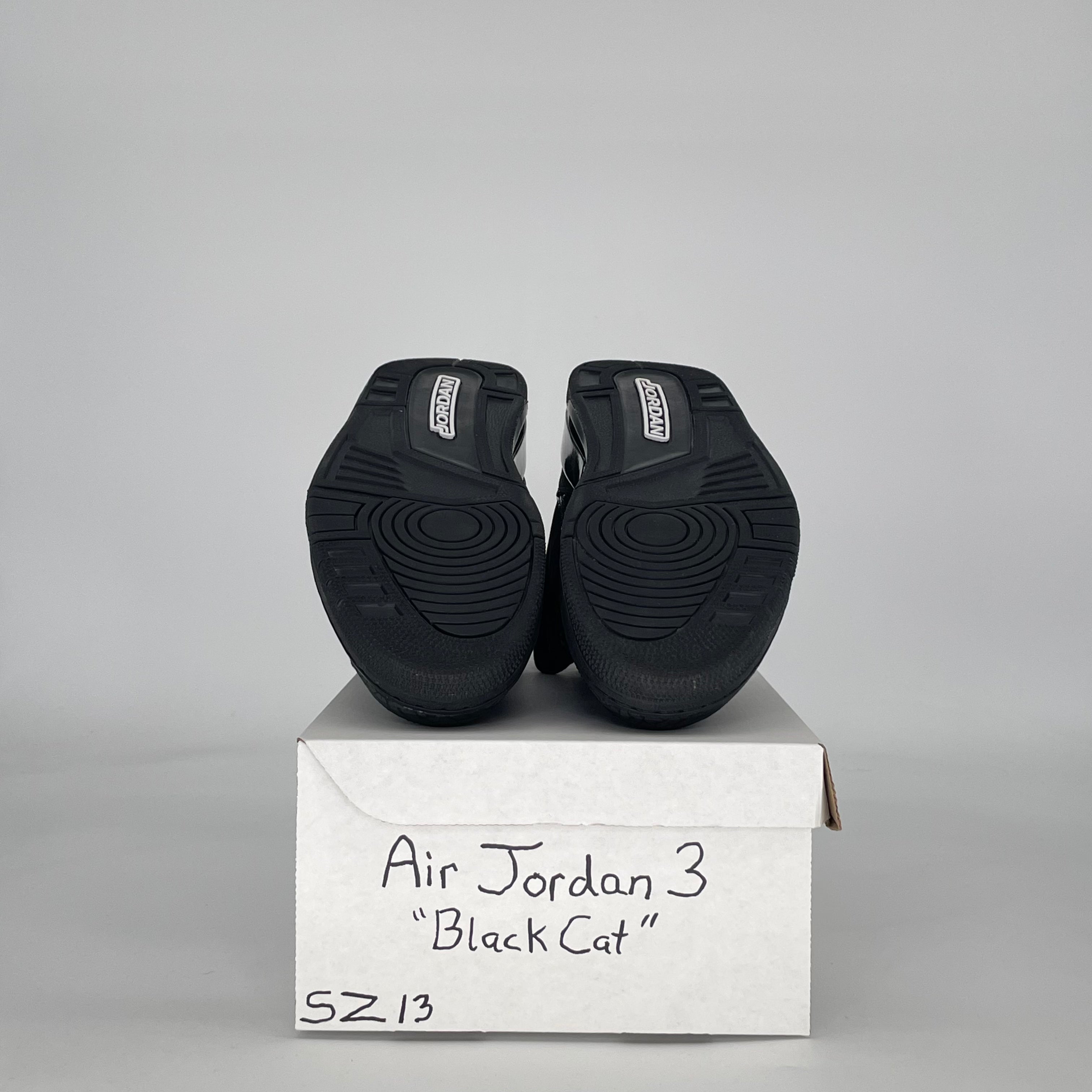 AIR JORDAN 3 BLACK CAT CT8532-001 SIZE 13/14.5W