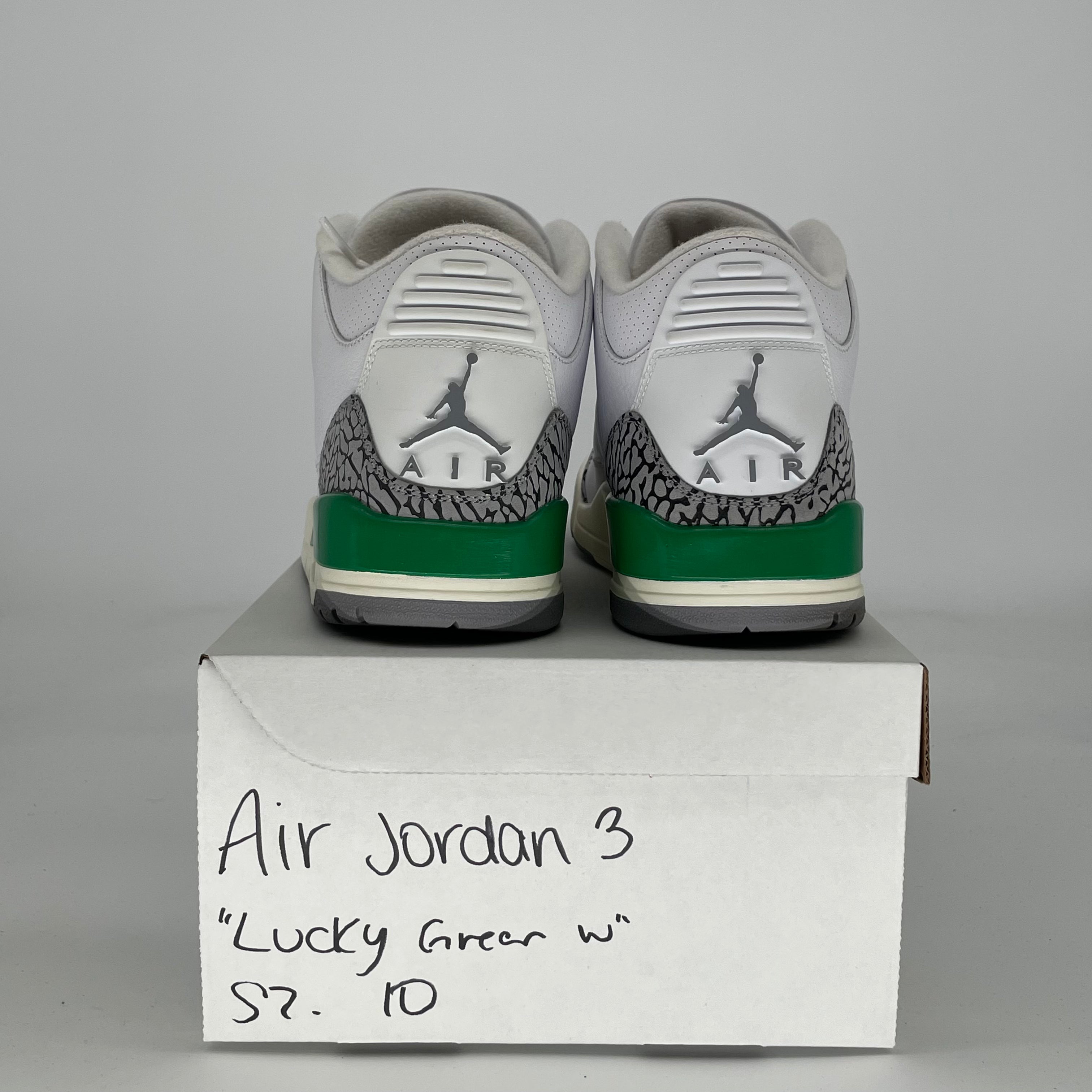 AIR JORDAN 3 LUCKY GREEN W CK9246-136 SIZE 10/11.5W