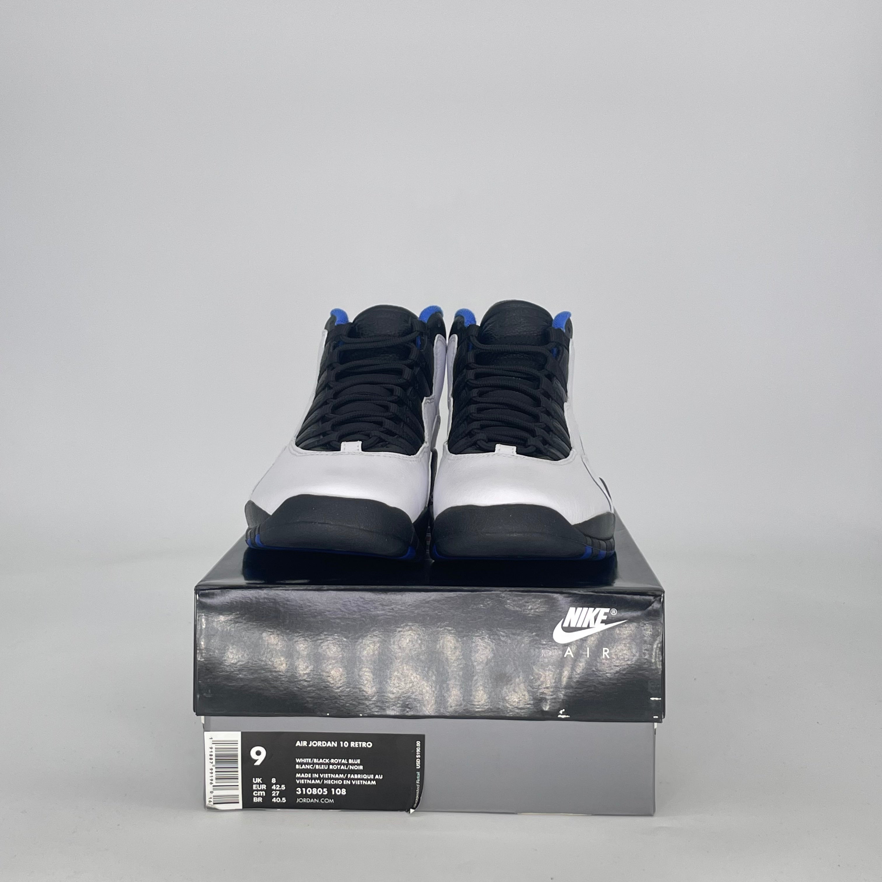 AIR JORDAN 10 ORLANDO 310805-108 SIZE 9/10.5W