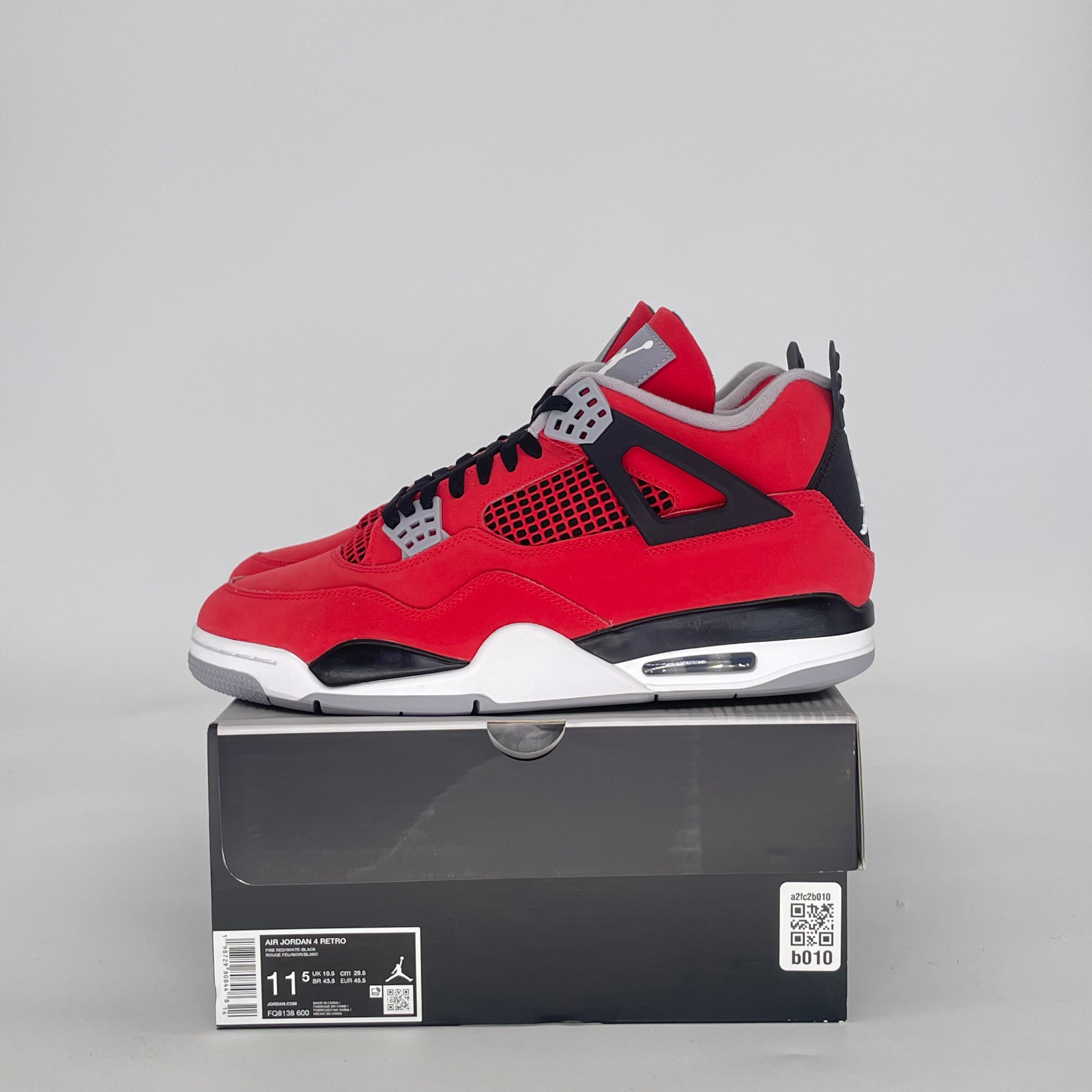 AIR JORDAN 4 TORO BRAVO FQ8138-600 SIZE 11.5/13W