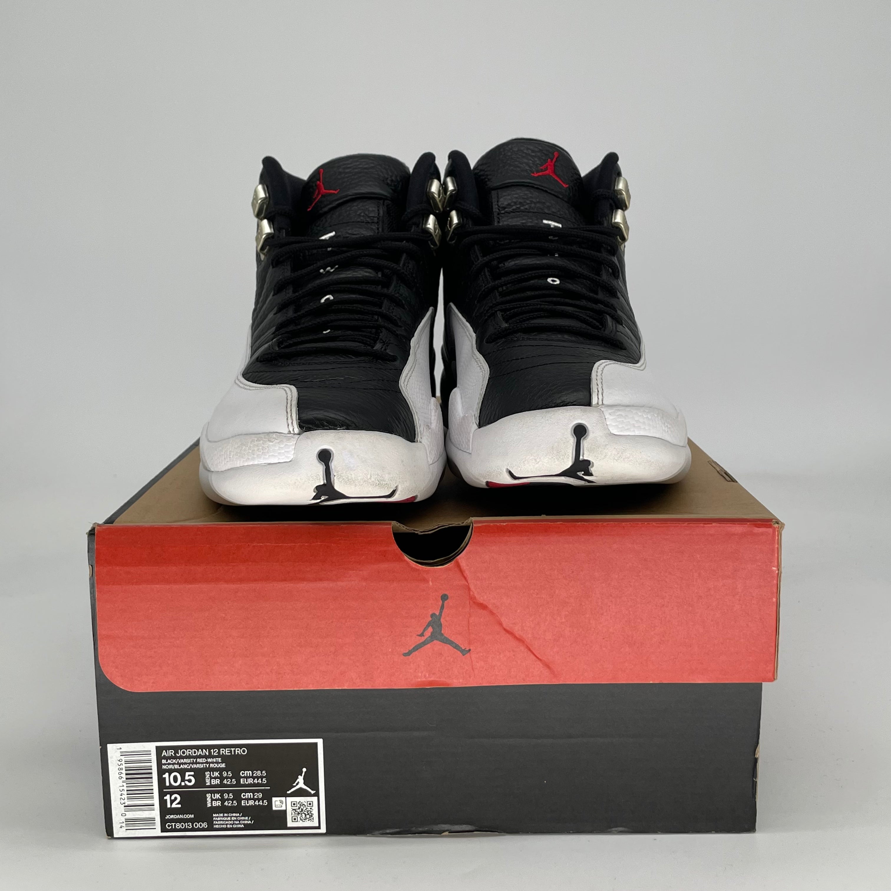 AIR JORDAN 12 PLAYOFFS CT8013-006 SIZE 10.5/12W