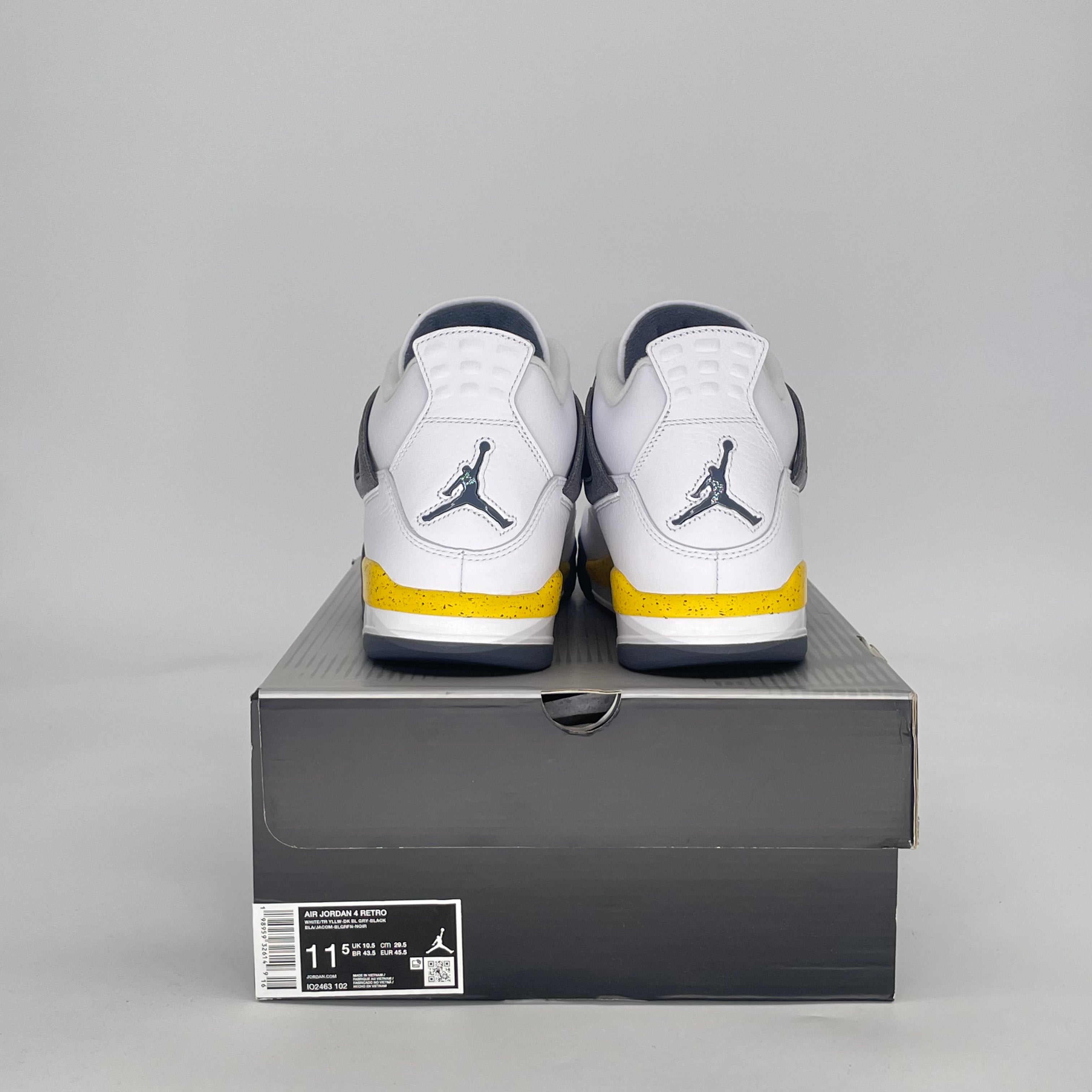 AIR JORDAN 4 RARE AIR TOUR YELLOW IO2463-102 SIZE 11.5/13W