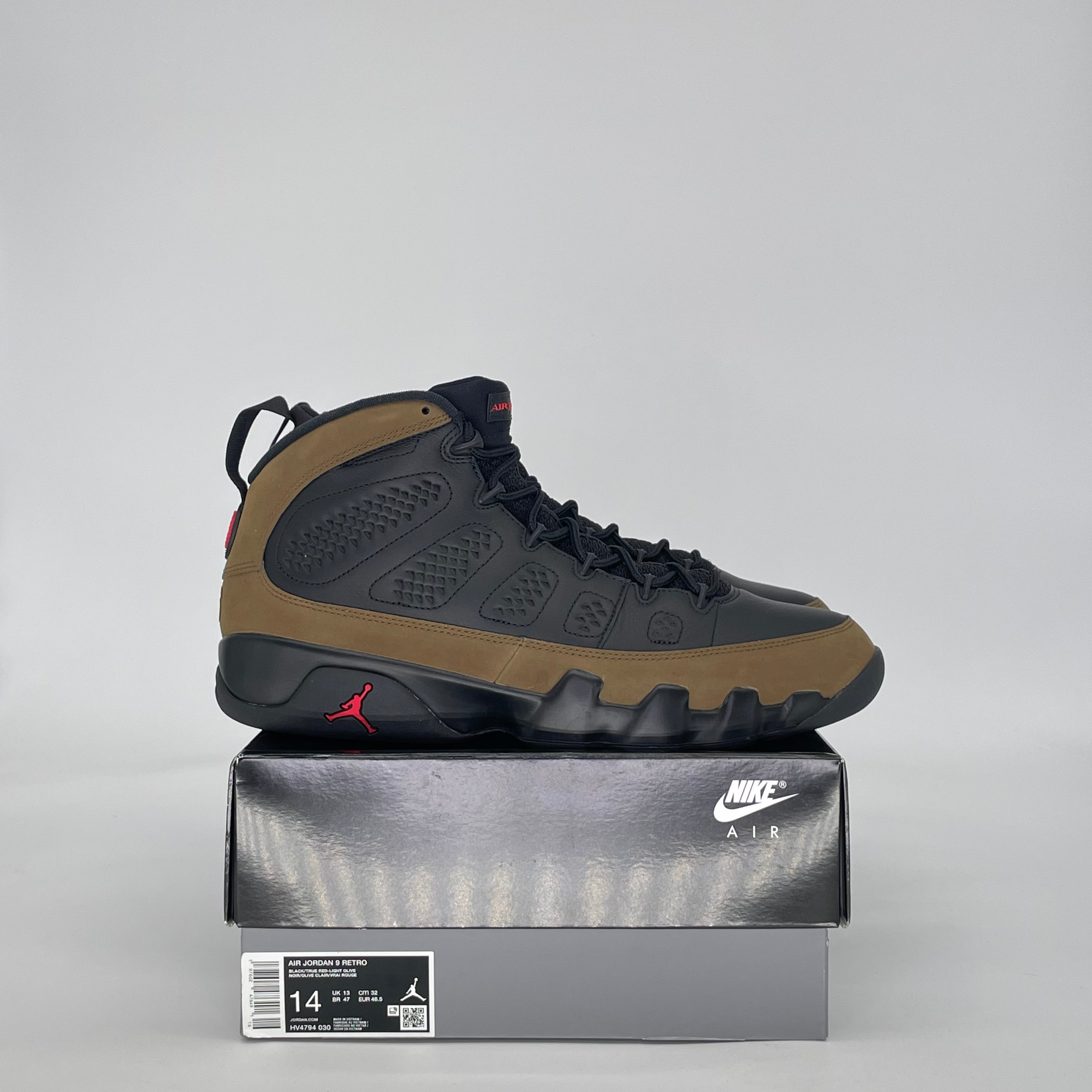 AIR JORDAN 9 OLIVE (2024) HV4794-030 SIZE 14/15.5W