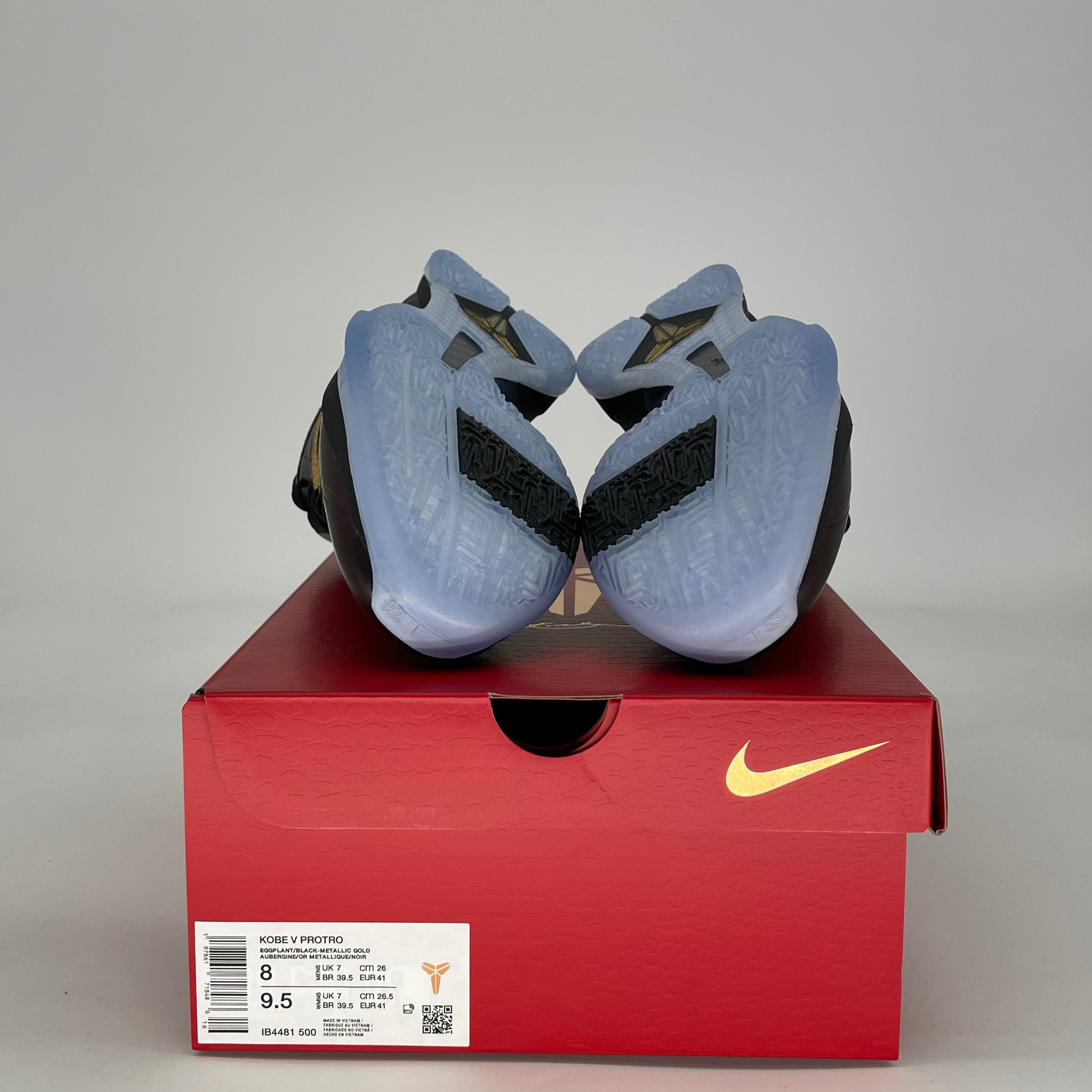 NIKE KOBE 5 PROTRO YEAR OF THE MAMBA EGGPLANT IB4481-500 SIZE 8/9.5W