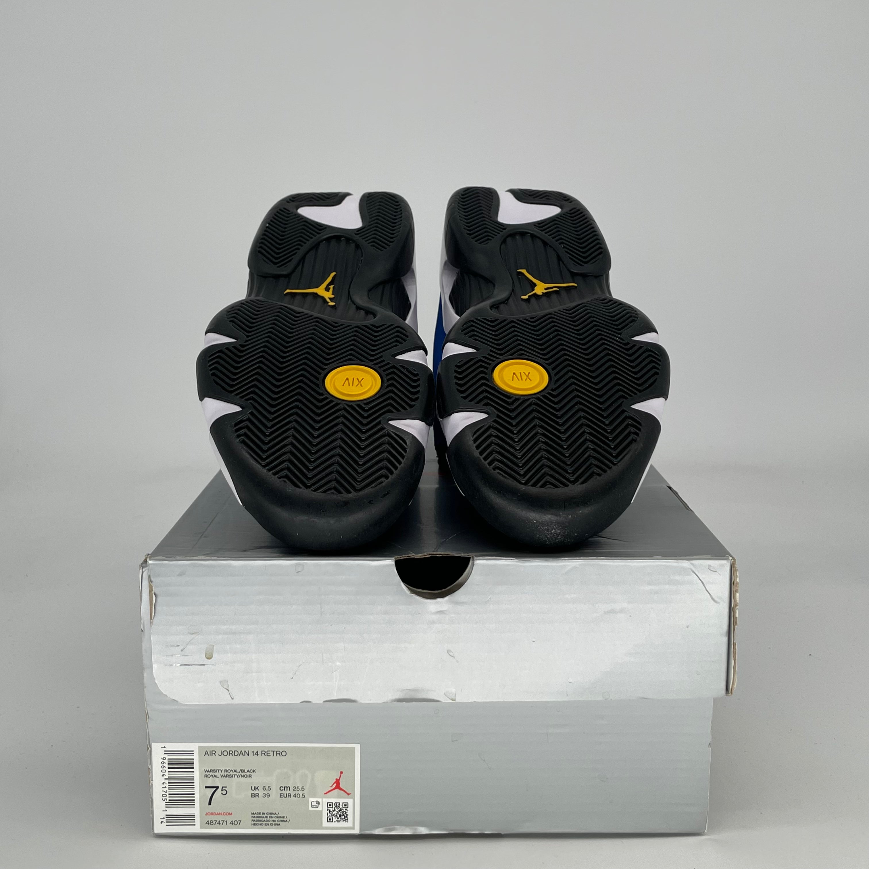 AIR JORDAN 14 LANEY 487471-407 SIZE 7.5/9W