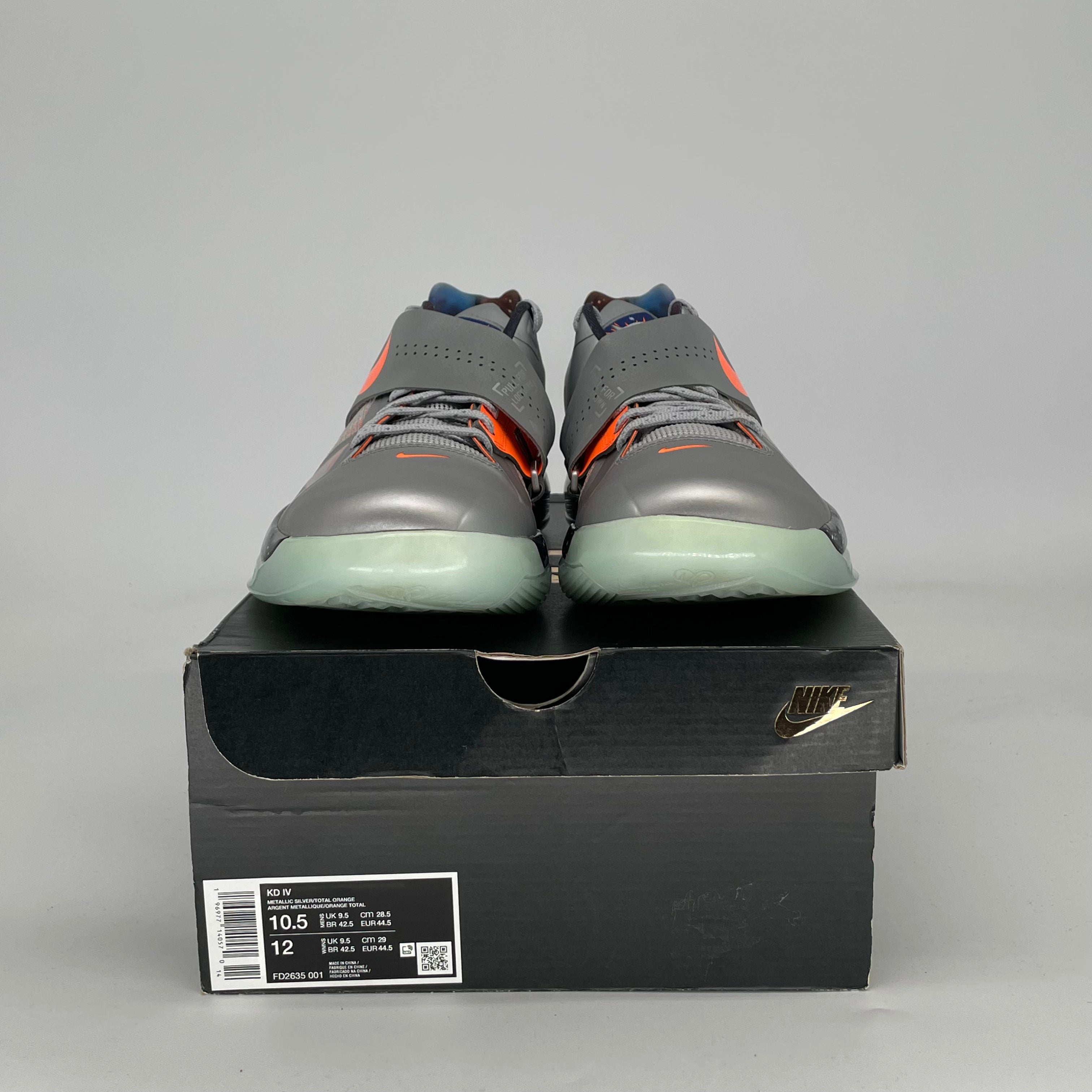 NIKE KD 4 GALAXY FD2635-001 SIZE 10.5/12W