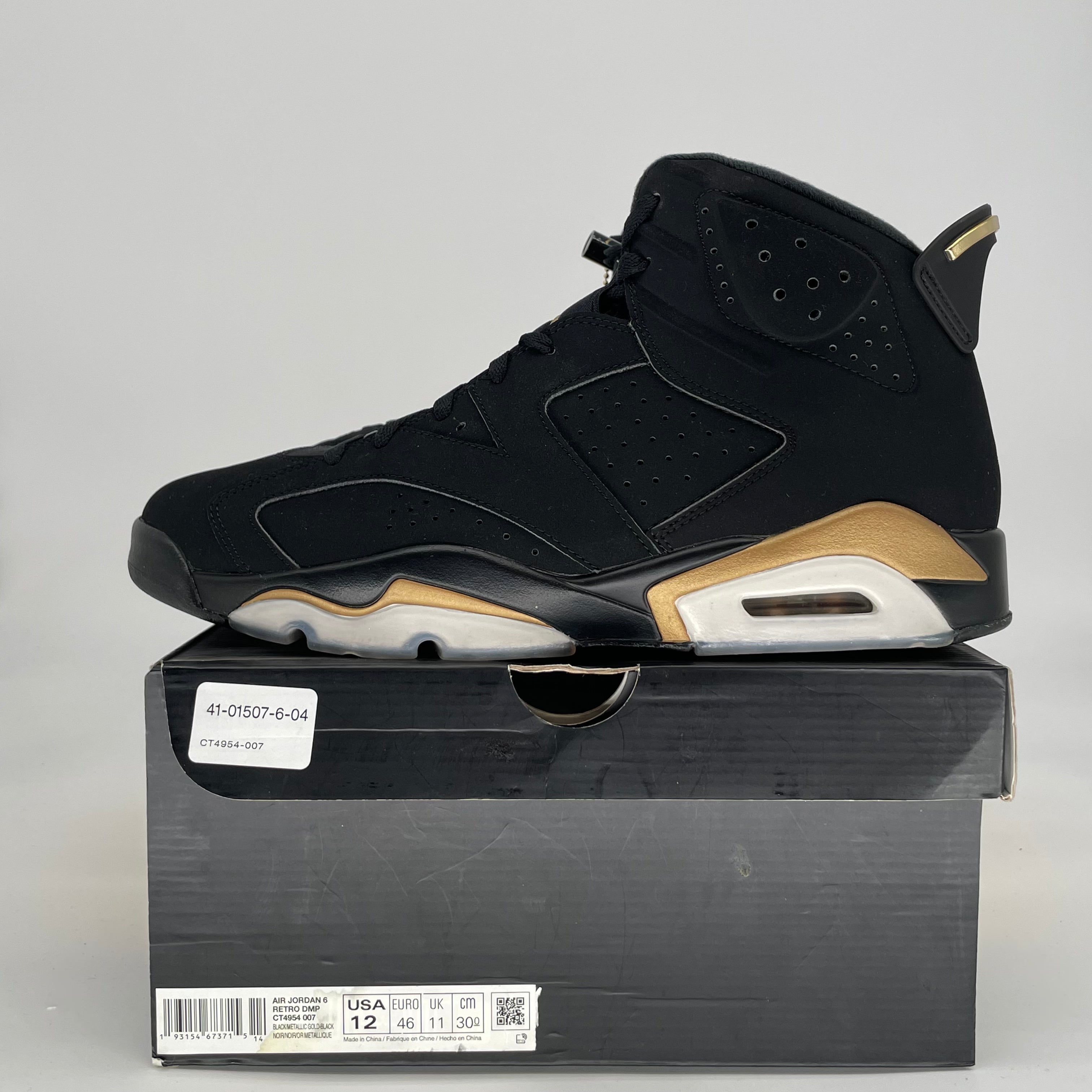 AIR JORDAN 6 DMP CT4954-007 SIZE 12/13.5W