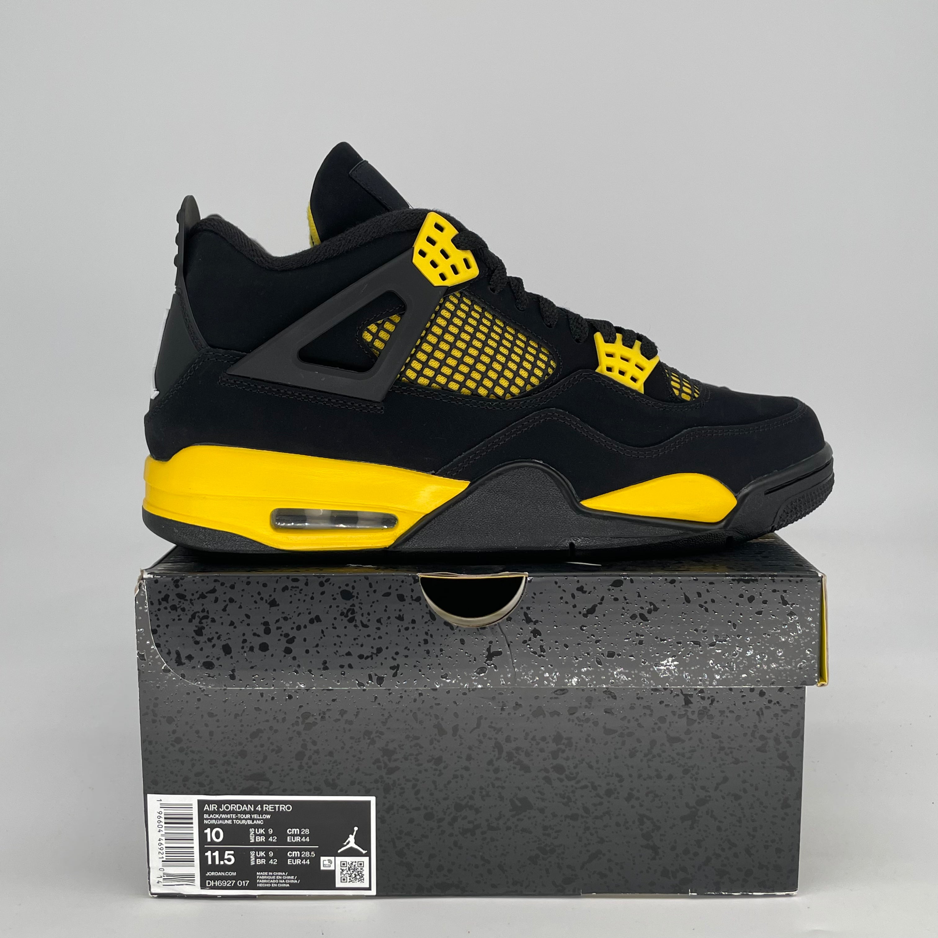 AIR JORDAN 4 THUNDER DH6927-017 SIZE 10/11.5W