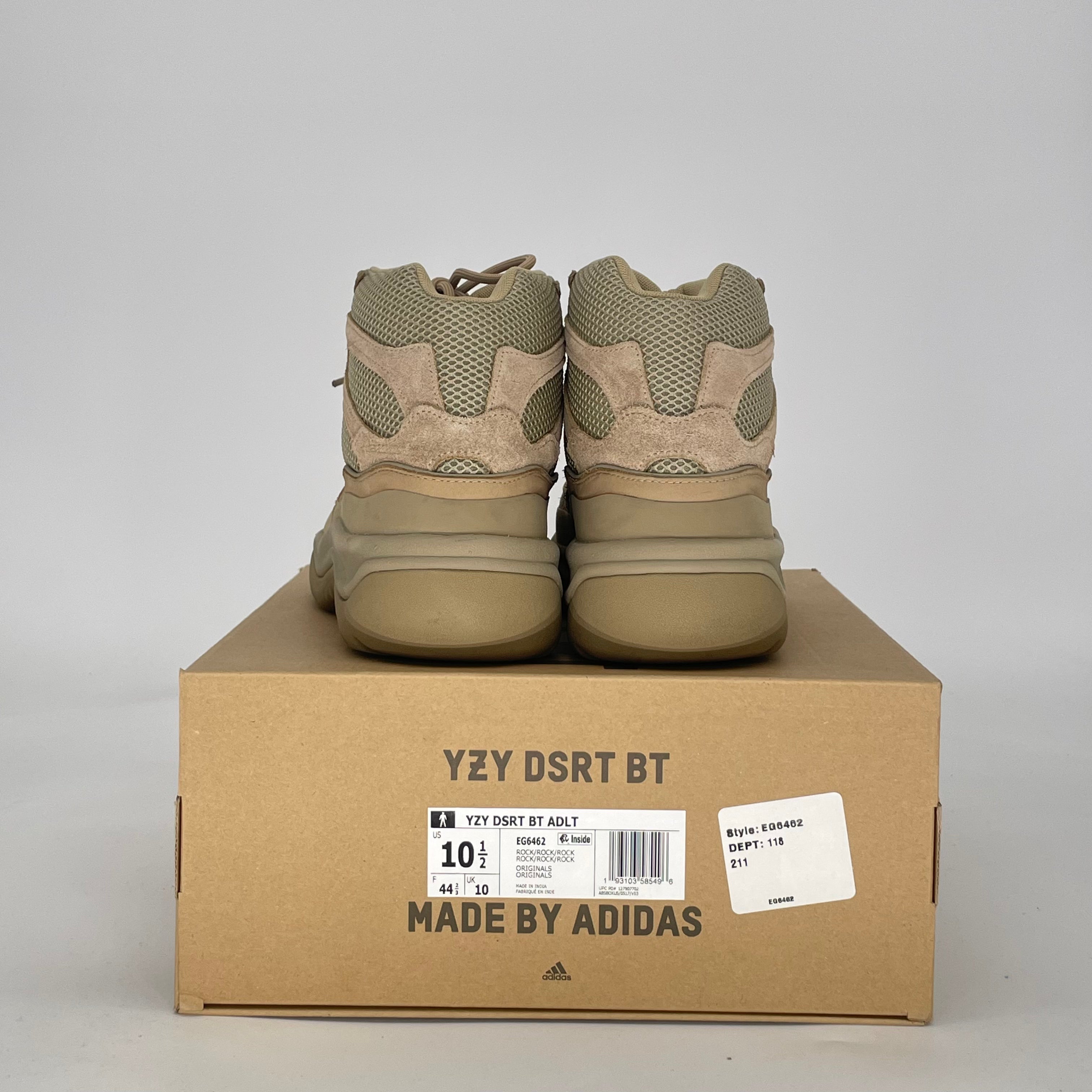 ADIDAS YEEZY DESERT BOOT ROCK EG6462 SIZE 10.5/12W