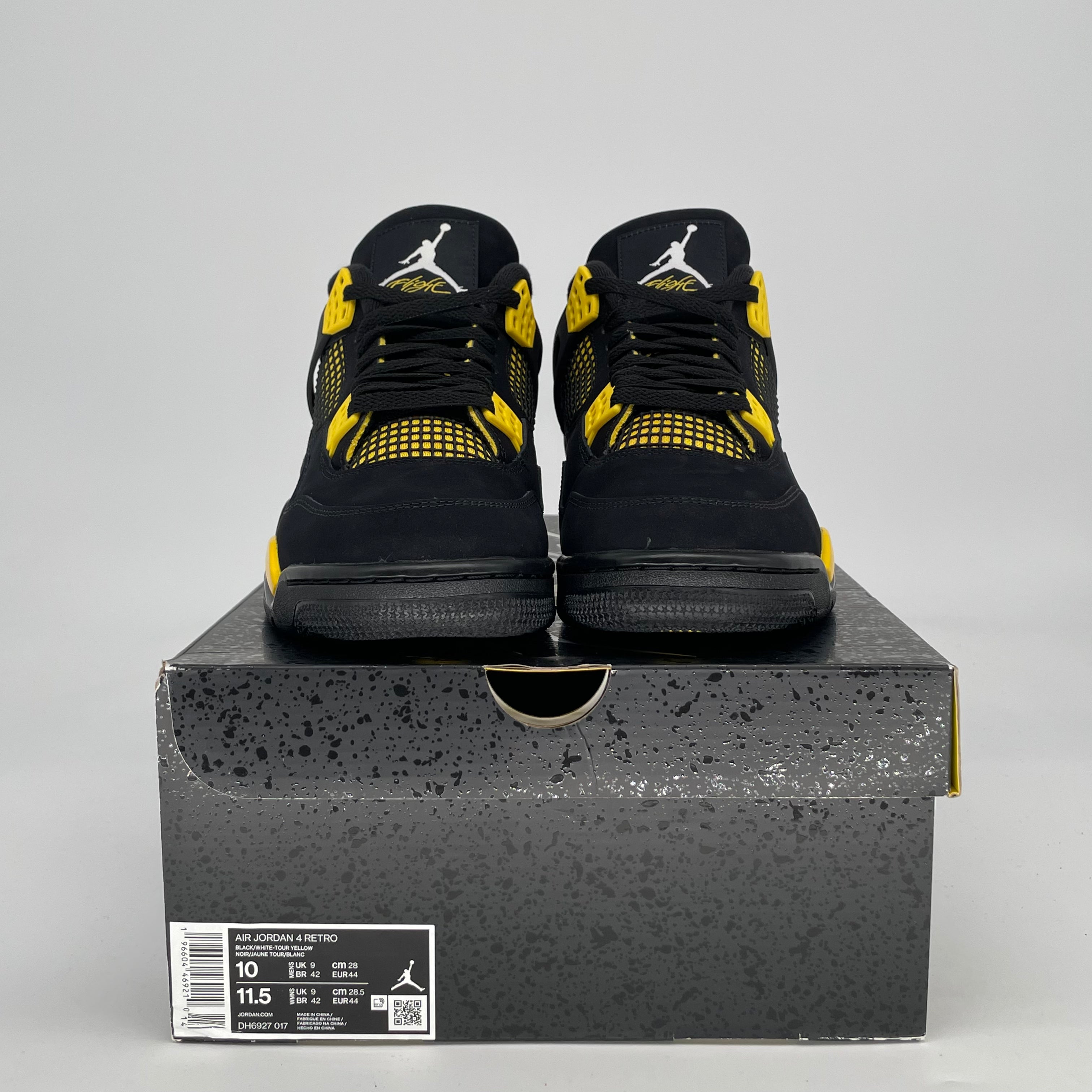 AIR JORDAN 4 THUNDER DH6927-017 SIZE 10/11.5W