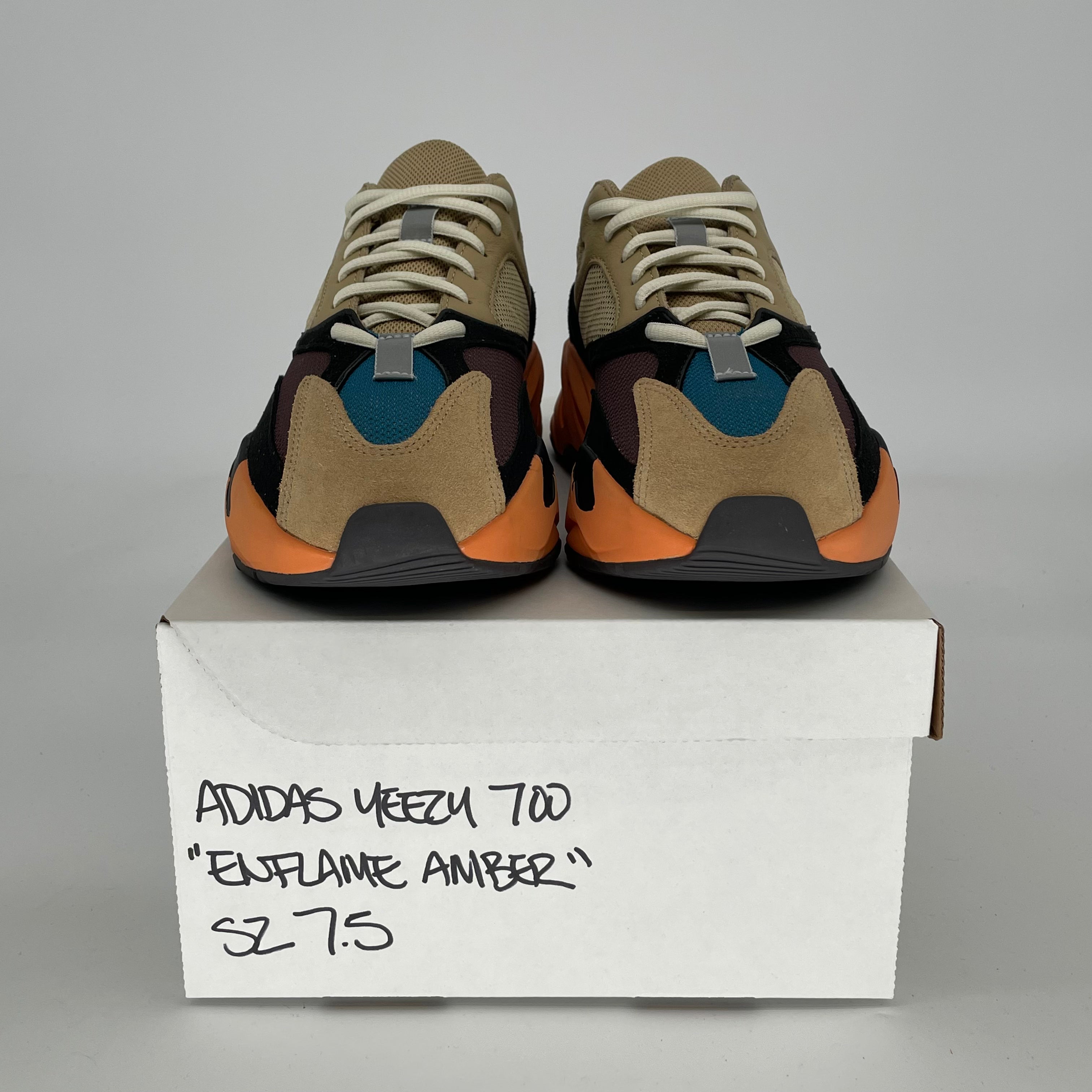 ADIDAS YEEZY 700 ENFLAME AMBER GW0297 SIZE 7.5/9W