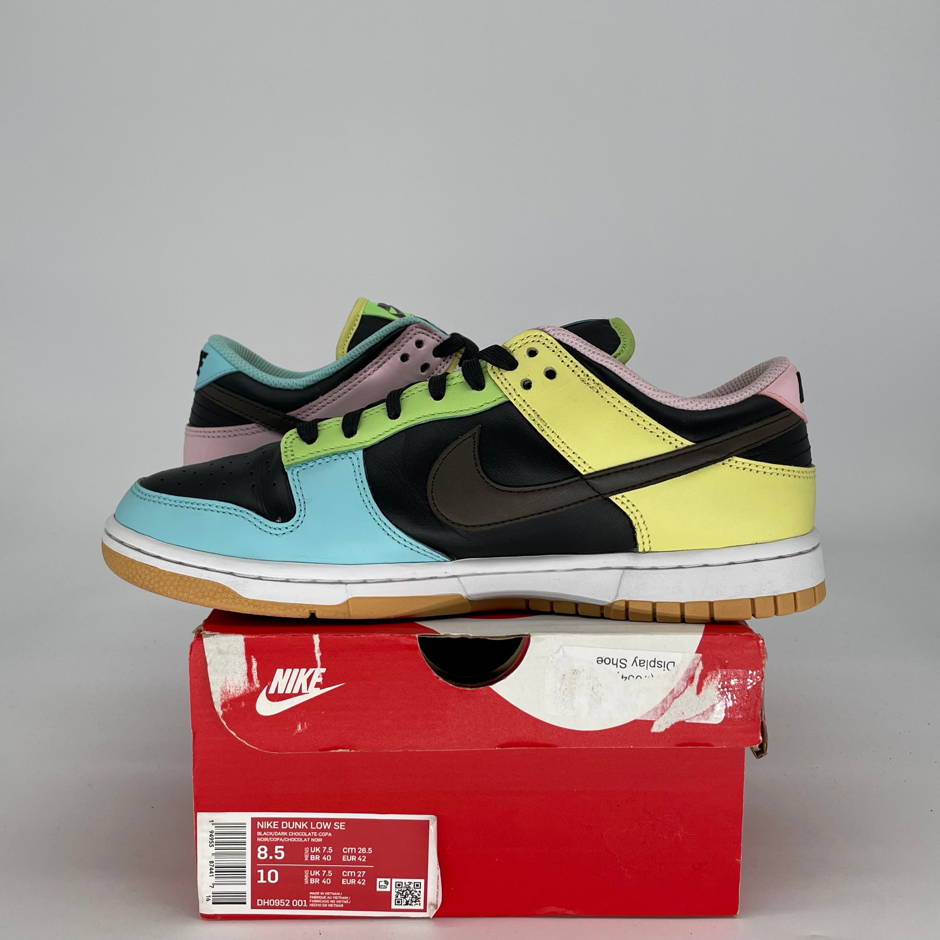 NIKE DUNK LOW FREE 99 BLACK DH0952-001 SIZE 8.5/10W