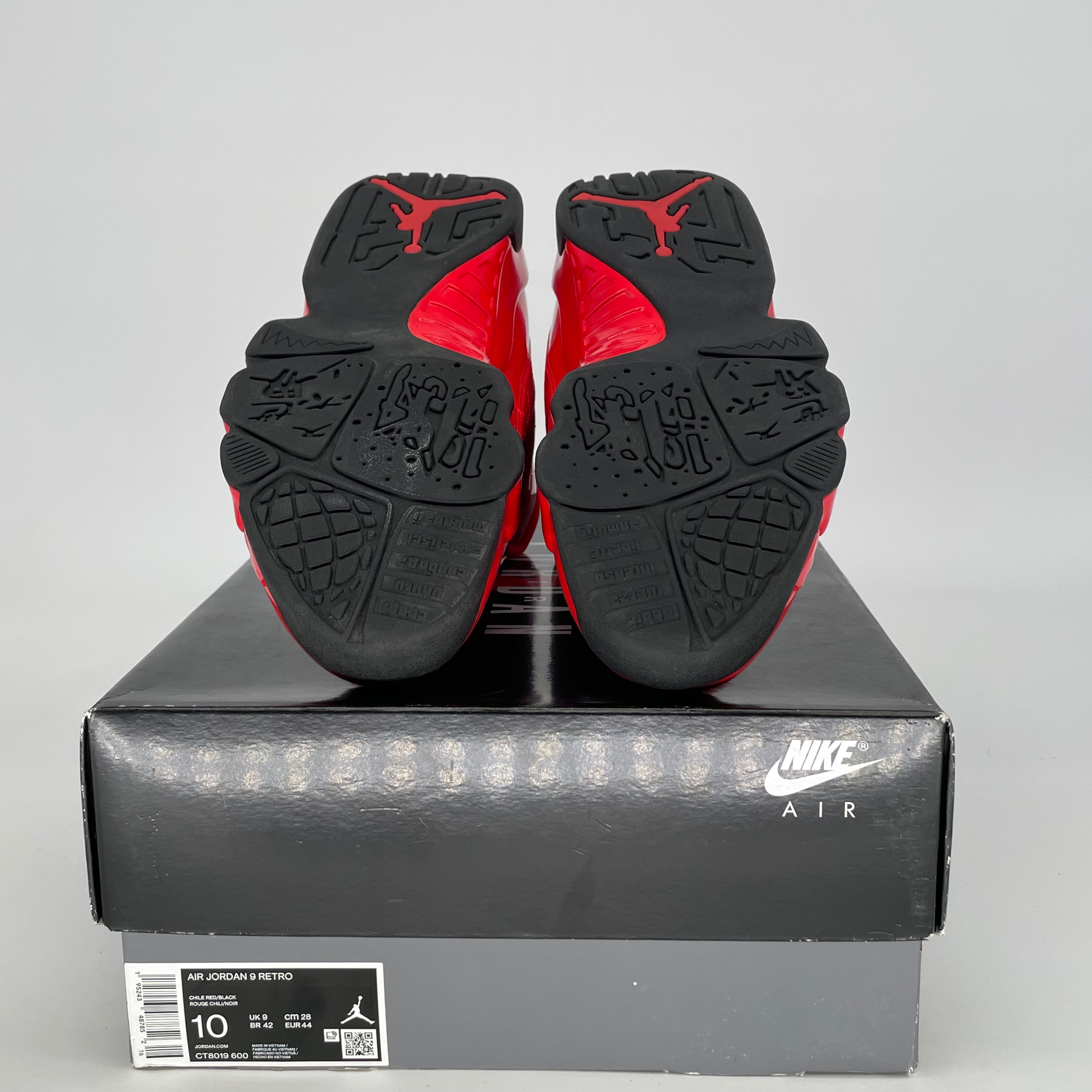 AIR JORDAN 9 CHILE RED CT8013-600 SIZE 10/11.5W