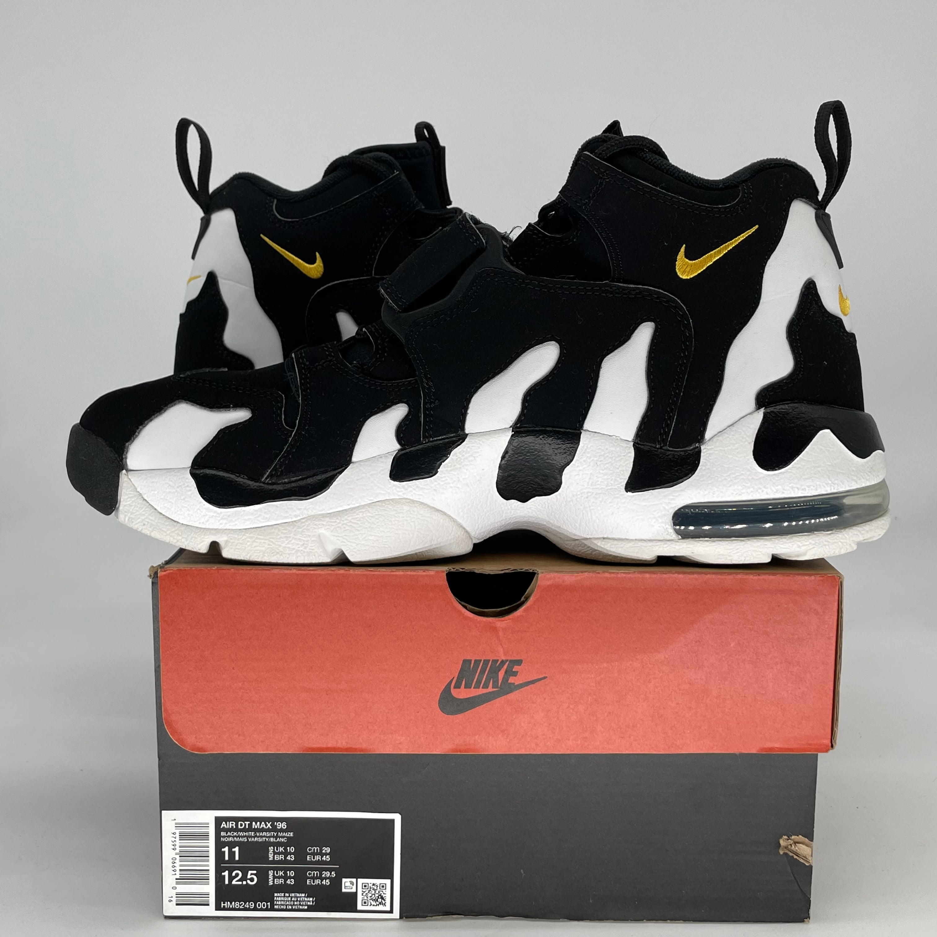 NIKE AIR DT MAX '96 BLACK WHITE HM8249-001 SIZE 11/12.5W