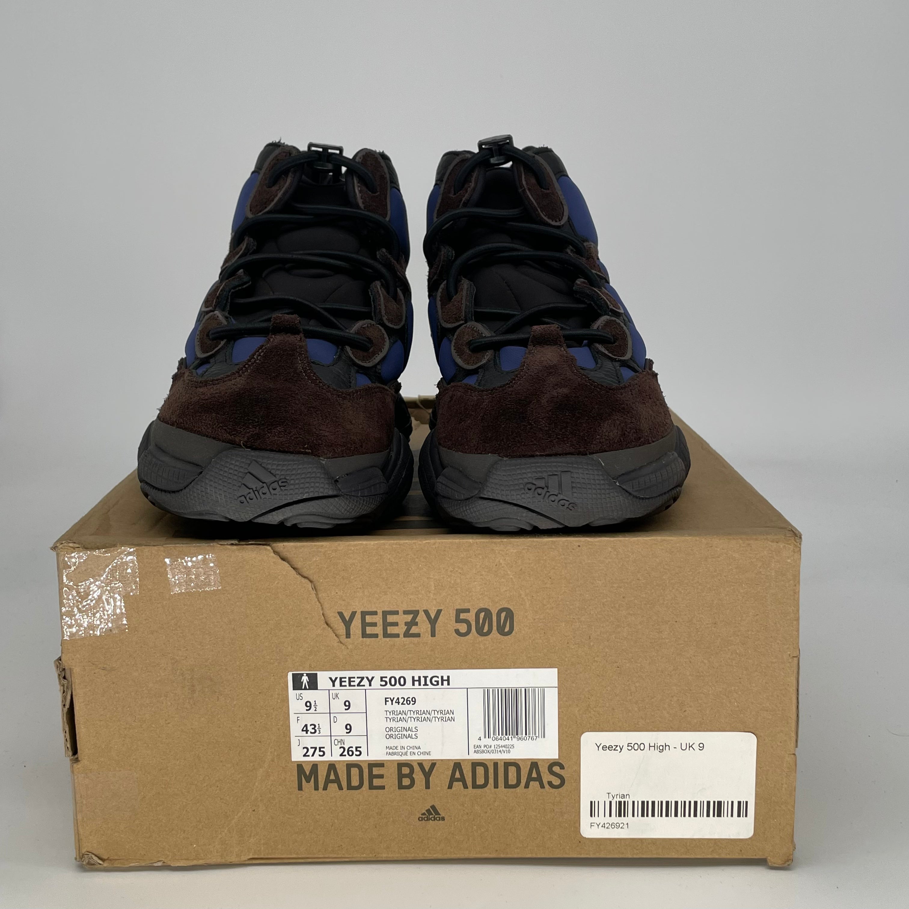 ADIDAS YEEZY 500 HIGH TYRIAN FY4269 SIZE 9.5/11W